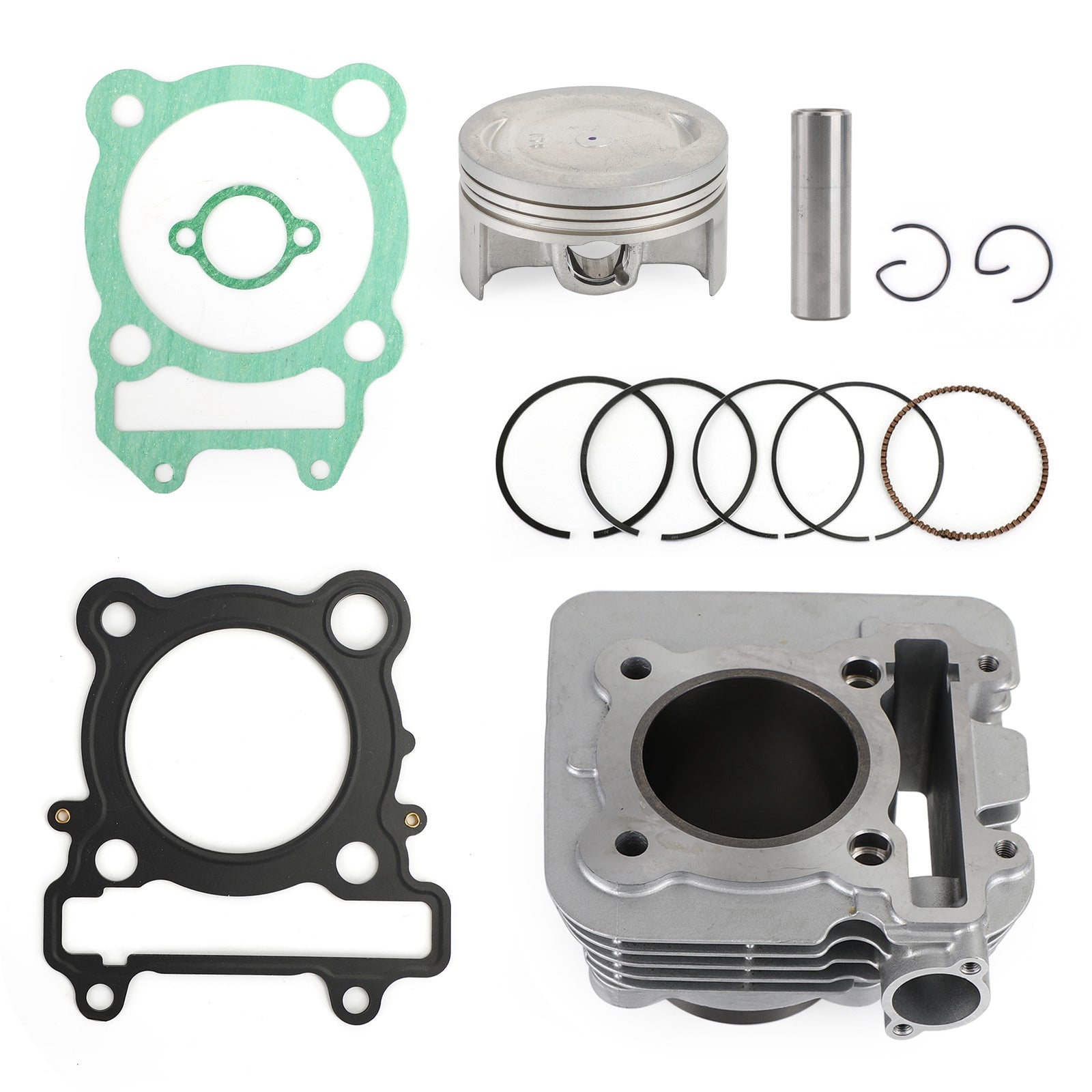 Piston Cylinder Gasket Top End Kit 74mm For Yamaha YBR250 07-2009 XT250 13-2015 Generic