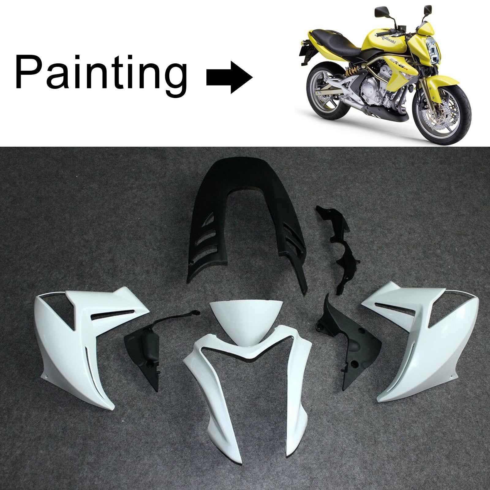 Kawasaki ER-6N ER6N 2009-2011 Fairing Kit Bodywork