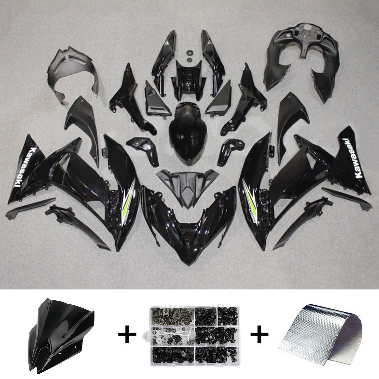 Kawasaki ER6F/Ninja650R 2017-2019 Kit Carenado Carrocería Plástico ABS