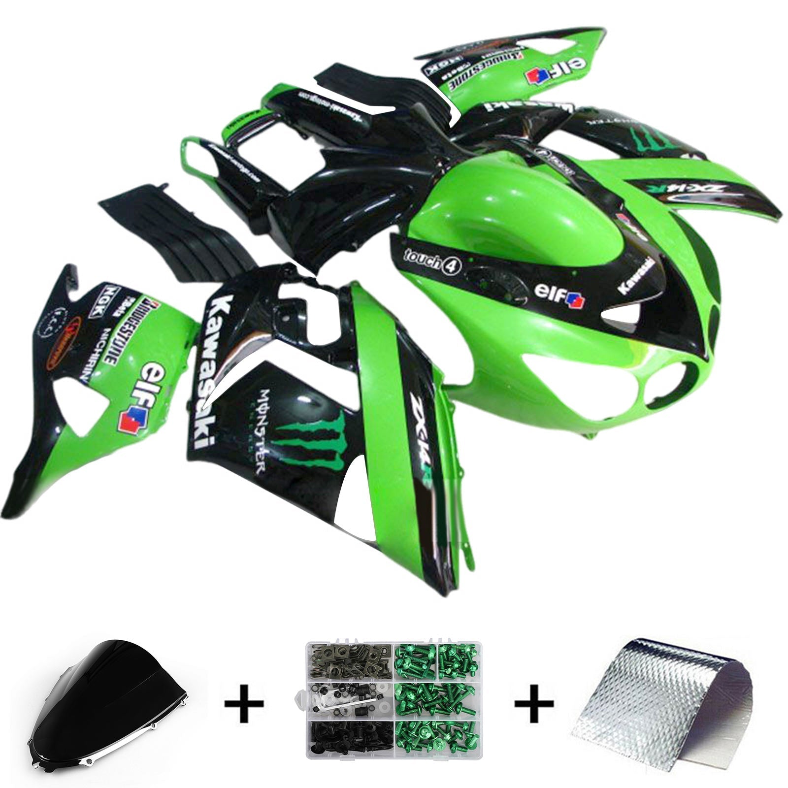 Kit Carenado Kawasaki ZX14R ZZR1400 2006-2011 Carrocería