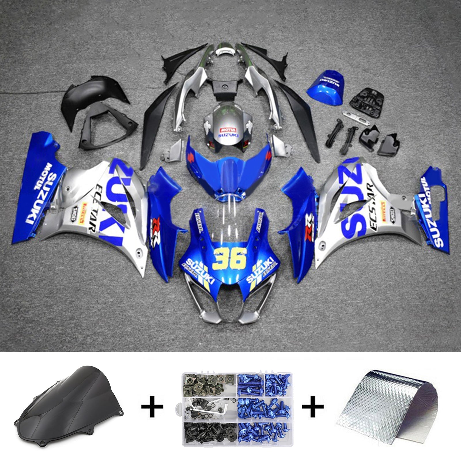 Suzuki GSXR1000 2017-2023 K17 Kit Carenado Carrocería Plástico ABS