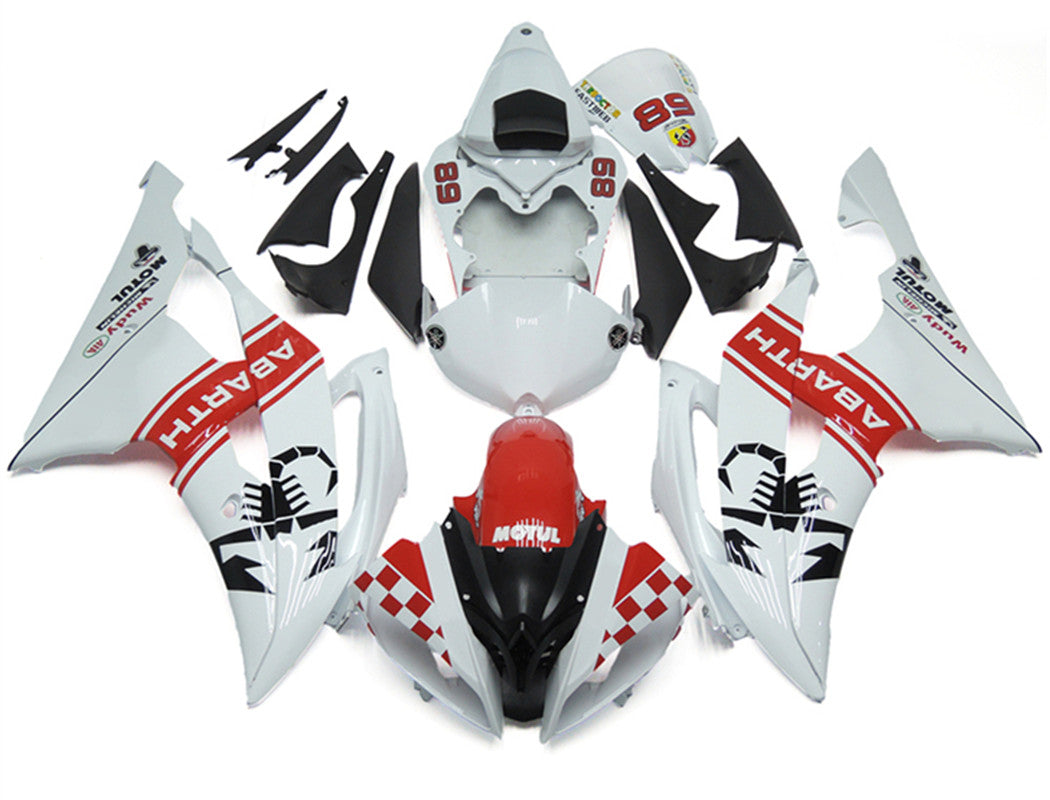 Yamaha YZF 600 R6 2008-2016 Fairing Kit Bodywork Plastic ABS