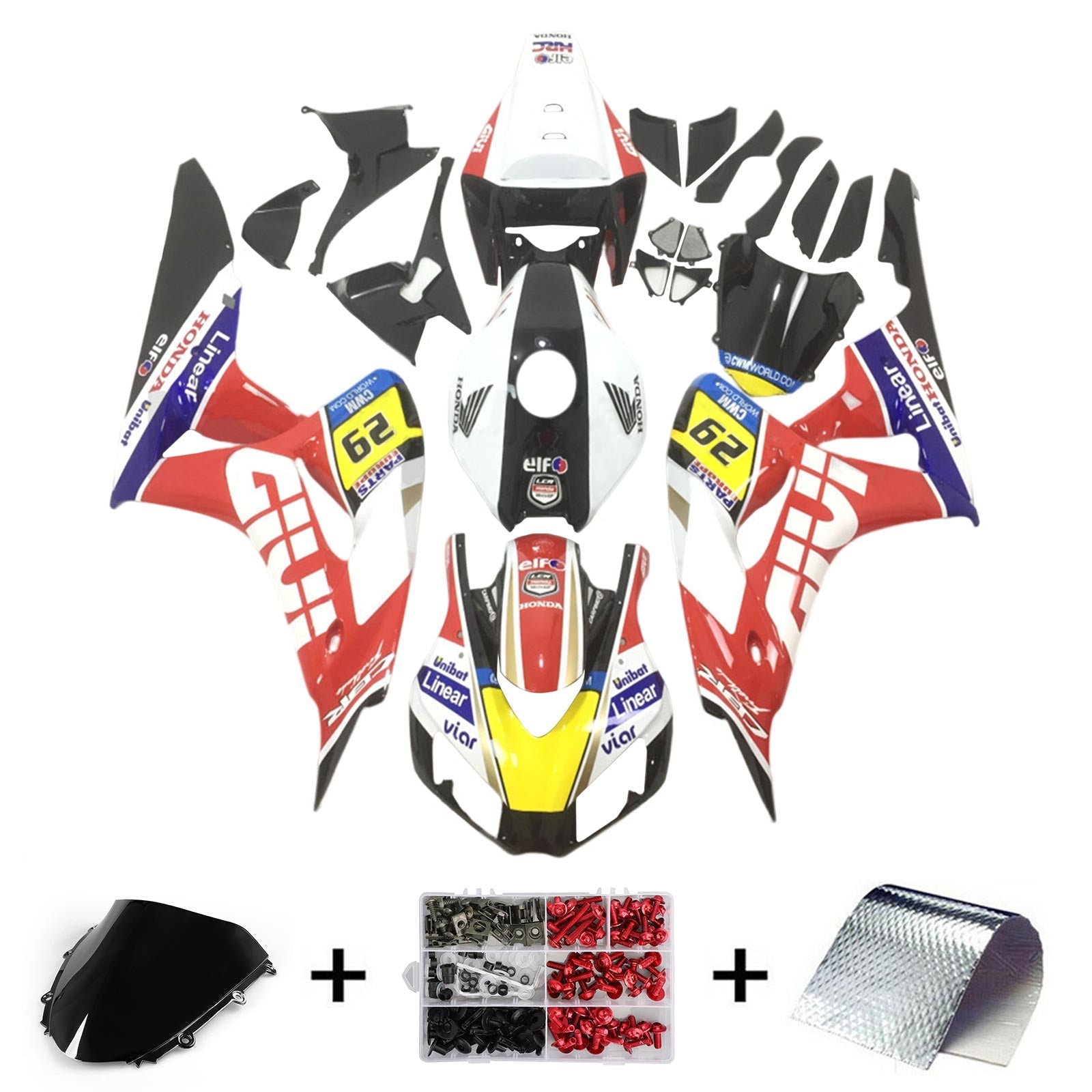 Honda CBR1000RR 2006-2007 Fairing Kit Bodywork Plastic ABS