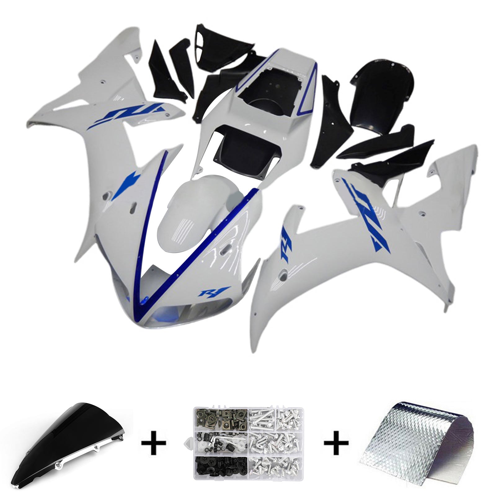 Yamaha YZF 1000 R1 2002-2003 Fairing Kit Bodywork Plastic ABS