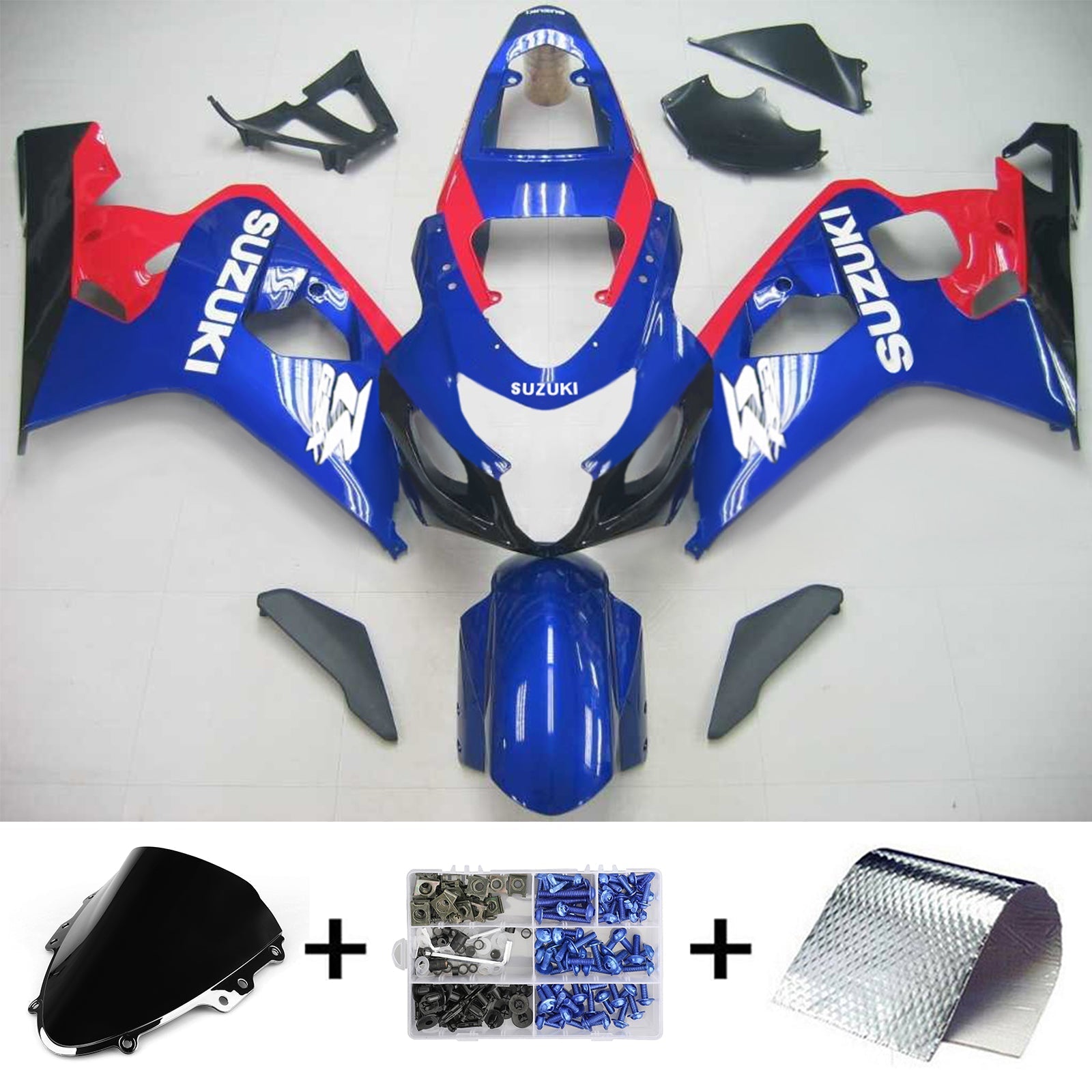 Suzuki GSXR 600/750 2004-2005 Fairing Kit Bodywork Plastic ABS