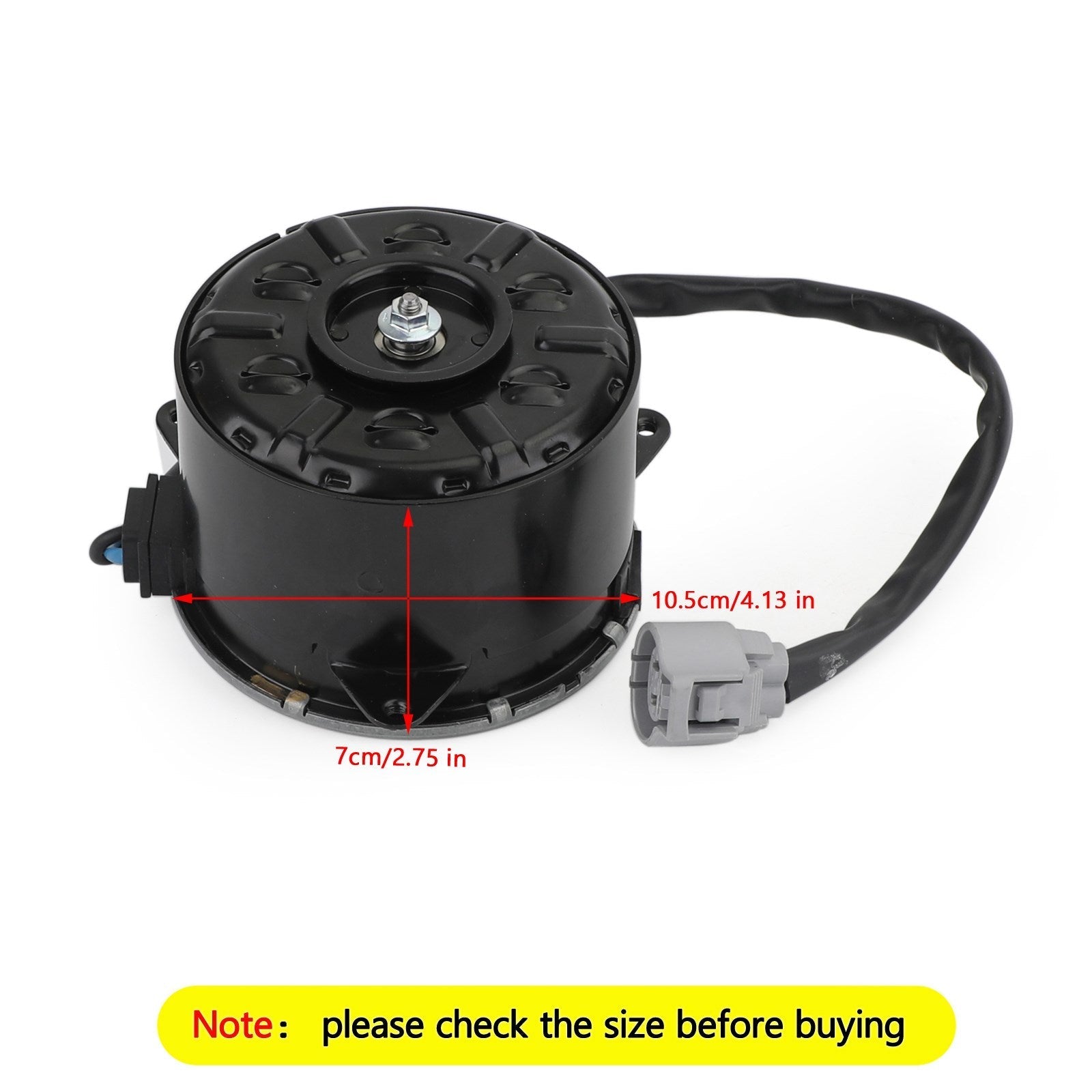 Motor de ventilador de refrigeración compatible con Lexus RX35 RX400H RX450H lado del pasajero 16363-20390 genérico