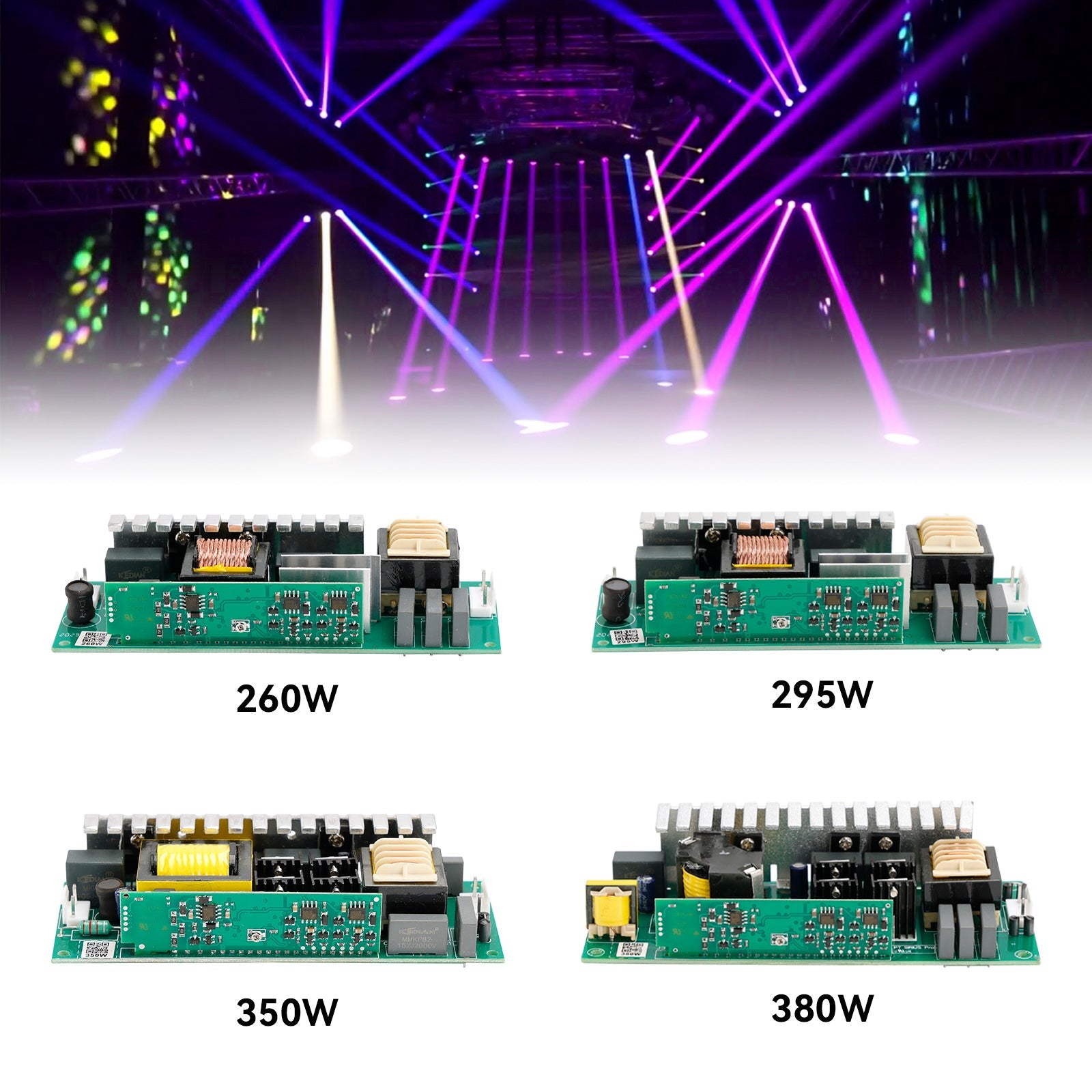 380W 18R Moving Beam Light Ballast Power Supply for R18 MSD Stage Lamp Long Life