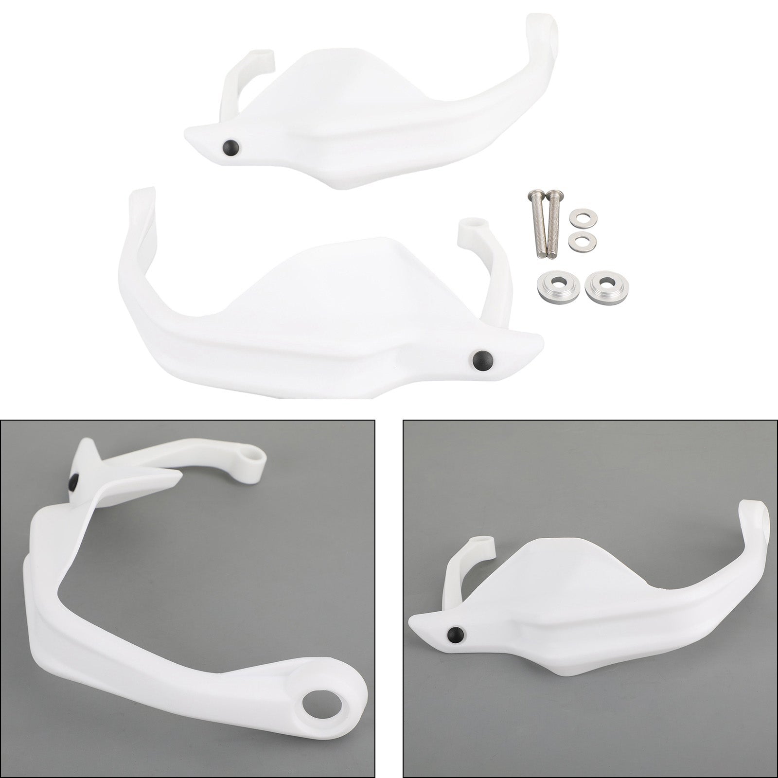 Handguard Protector Hand Guards fit for BMW G310GS/G310R 2017-2019 White Generic