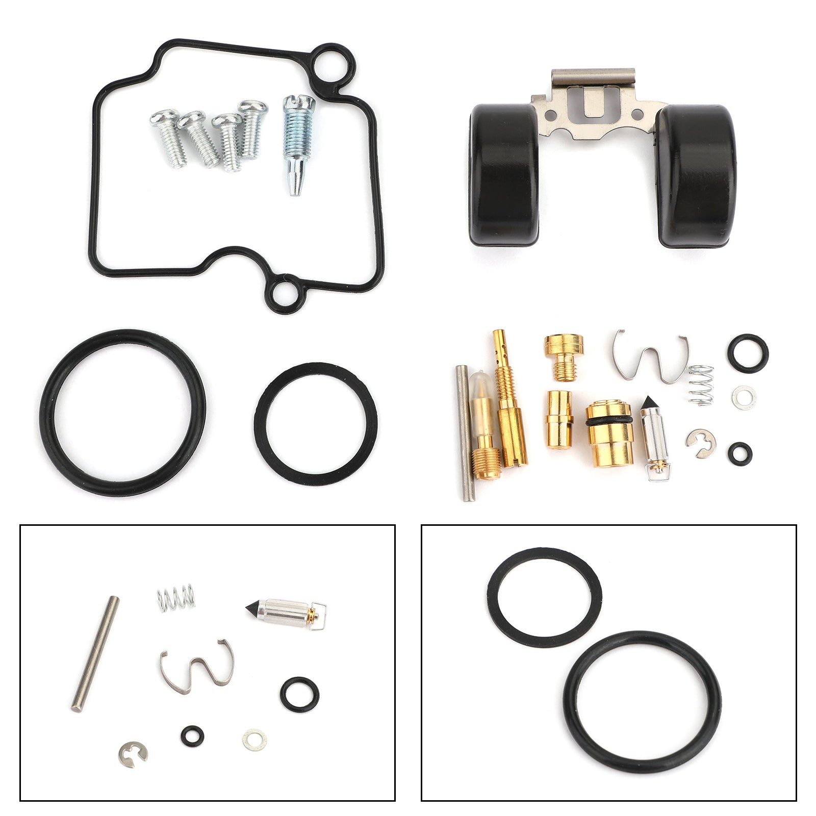 Motorcycle Carburetor Repair Kit For Yamaha YBR125 JYM125 For Carburetor VM22 Generic