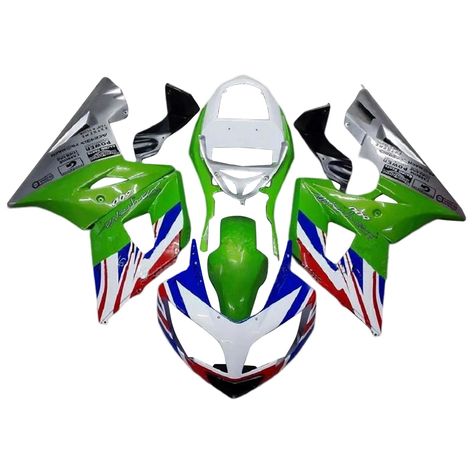 Amotopart Triumph Daytona 600 650 2002-2005 Fairing Kit Bodywork Plastic ABS