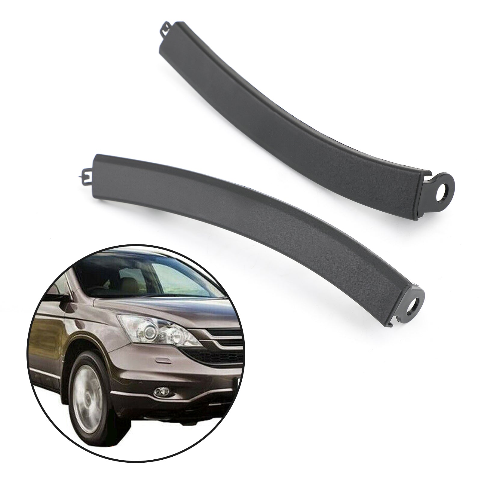 Left+Right Front Bumper Wheel Fender Molding Trim For Honda Crv 2007-2011