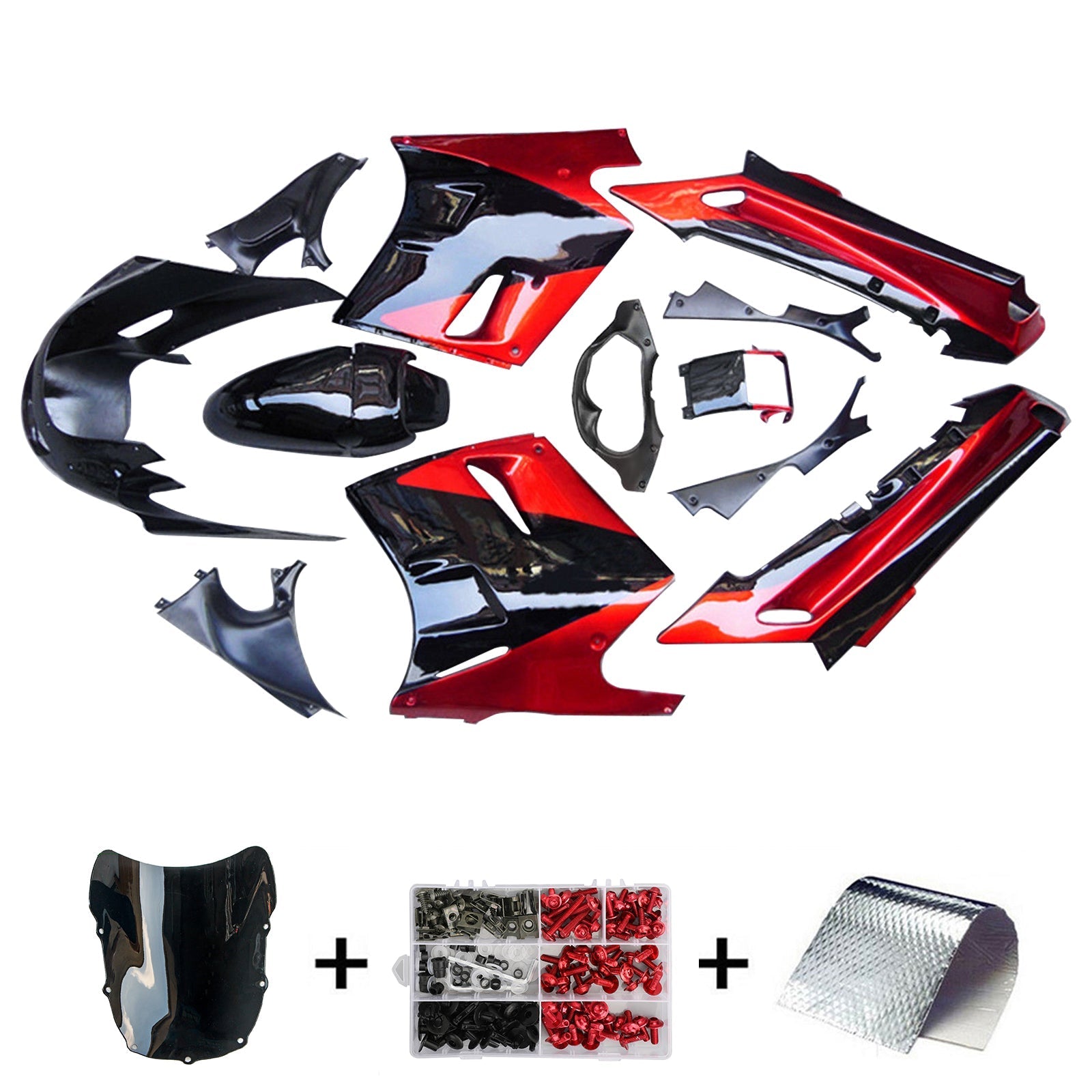 Kawasaki ZZR1100 1990-1992 Fairing Kit Bodywork ABS