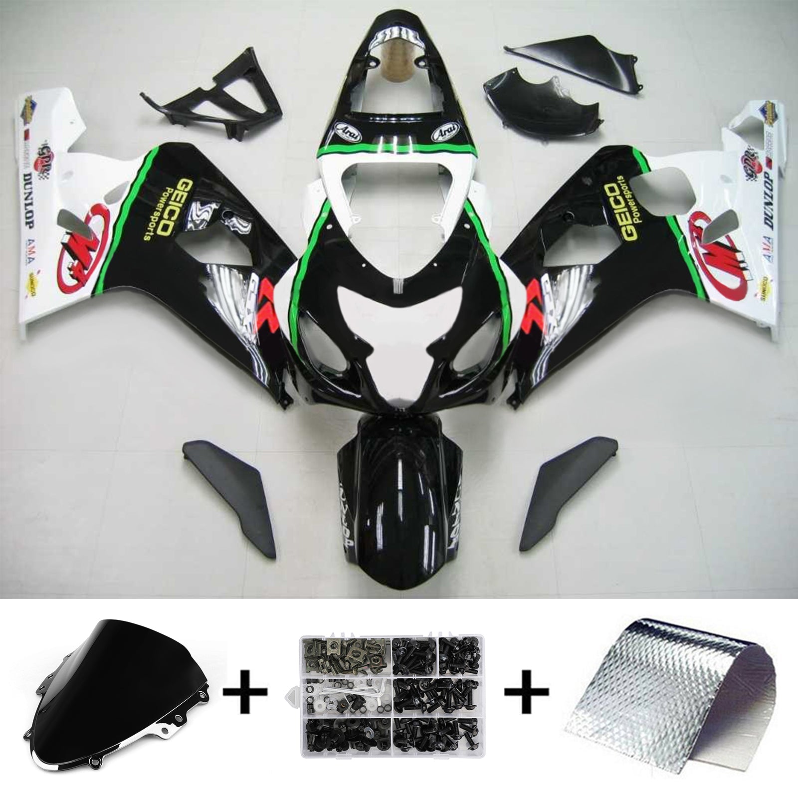 Suzuki GSXR 600/750 2004-2005 Fairing Kit Bodywork Plastic ABS