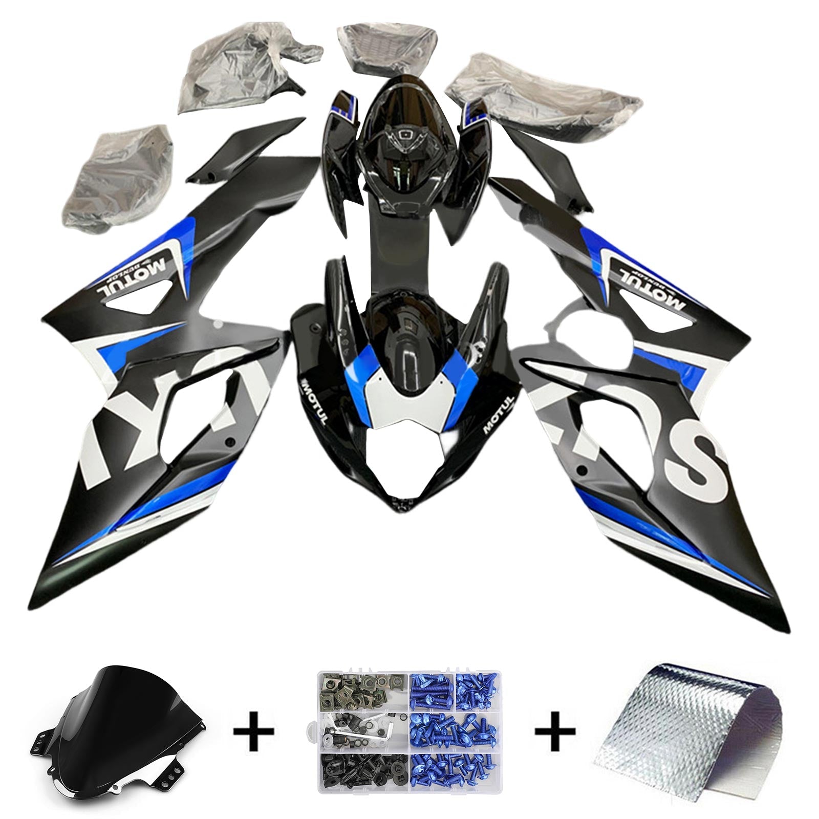 Suzuki GSXR1000 2005-2006 K5 Fairing Kit Bodywork Plastic ABS