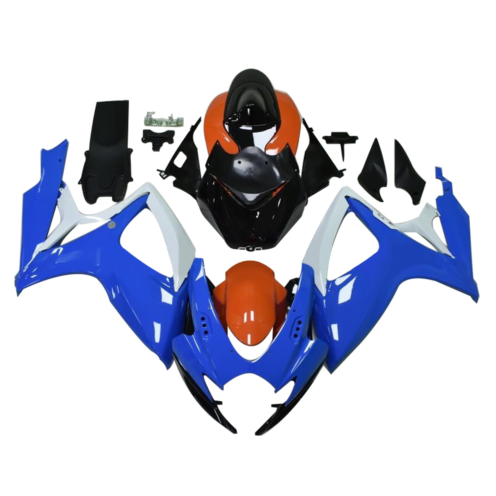 Amotopart Suzuki GSXR 600/750 2006-2007 K6 Fairing Kit Bodywork Plastic ABS