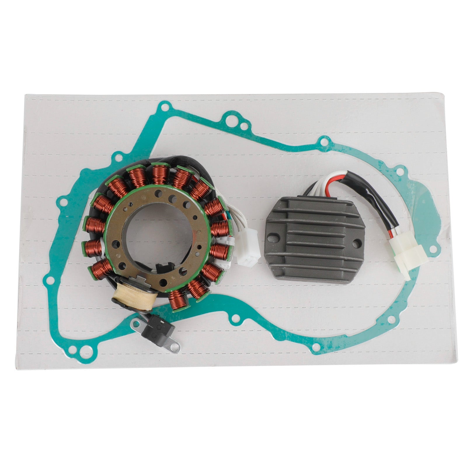 Magneto Stator+Voltage Rectifier+Gasket For Yamaha YFM350 Wolverine 4WD 95-01