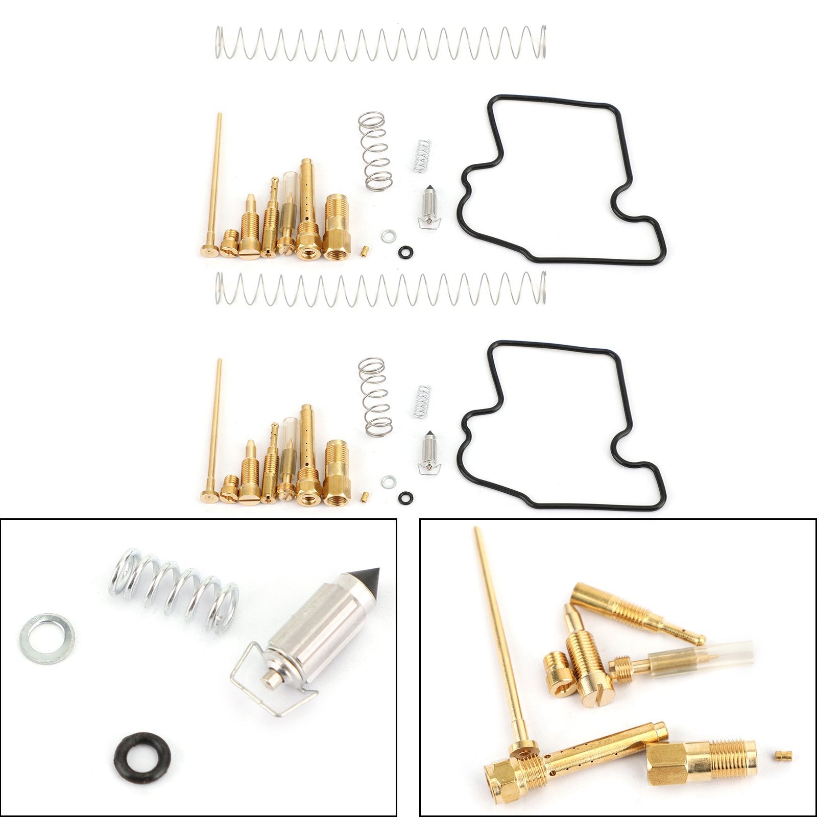 Carburetor Repair Rebuild Kit for Kawasaki KVF750 Brute Force 2005-2007 Generic