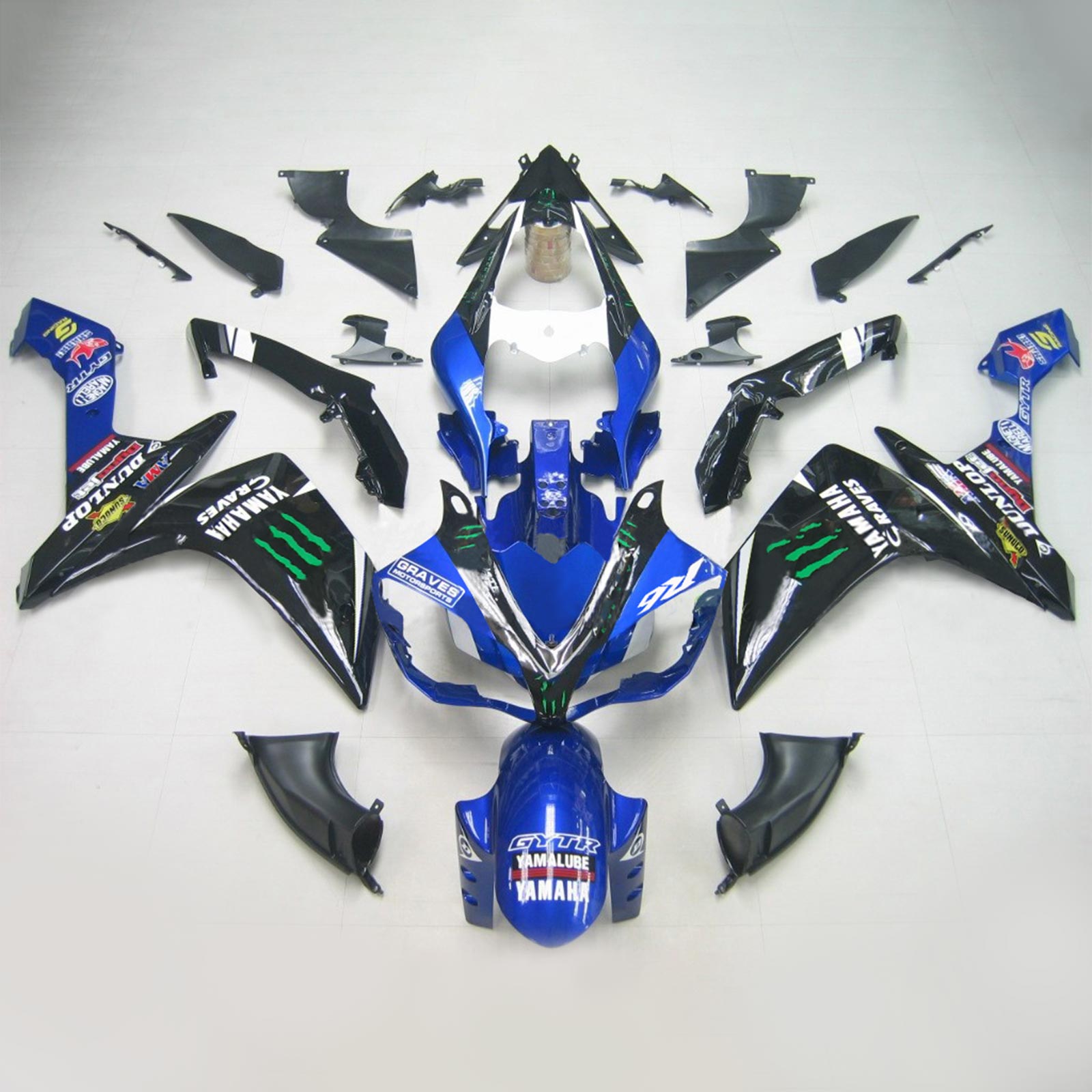 Kit de carenado para Yamaha YZF 1000 R1 2007-2008 Genérico