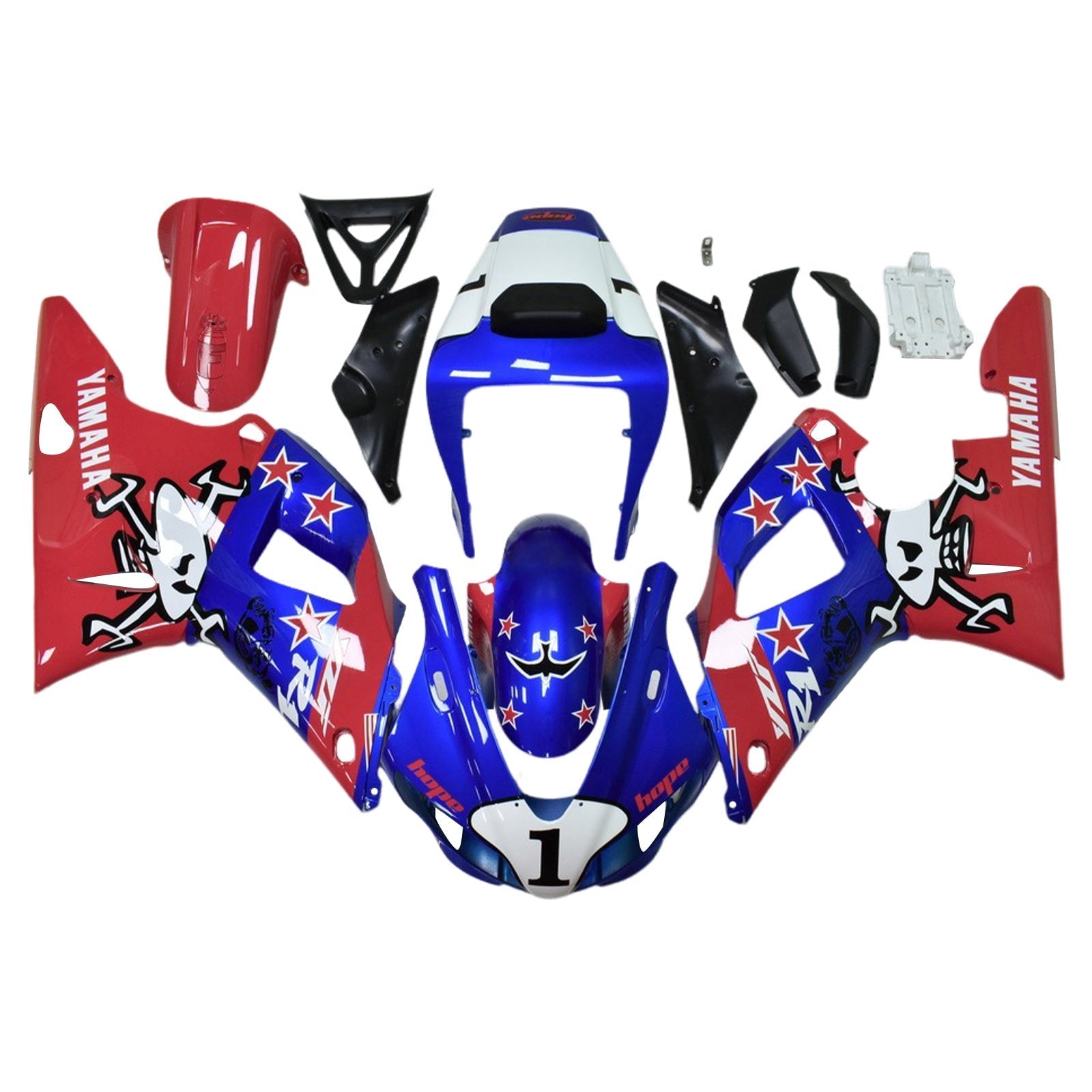 Yamaha YZF-R1 1998-1999 Fairing Kit Bodywork Plastic ABS