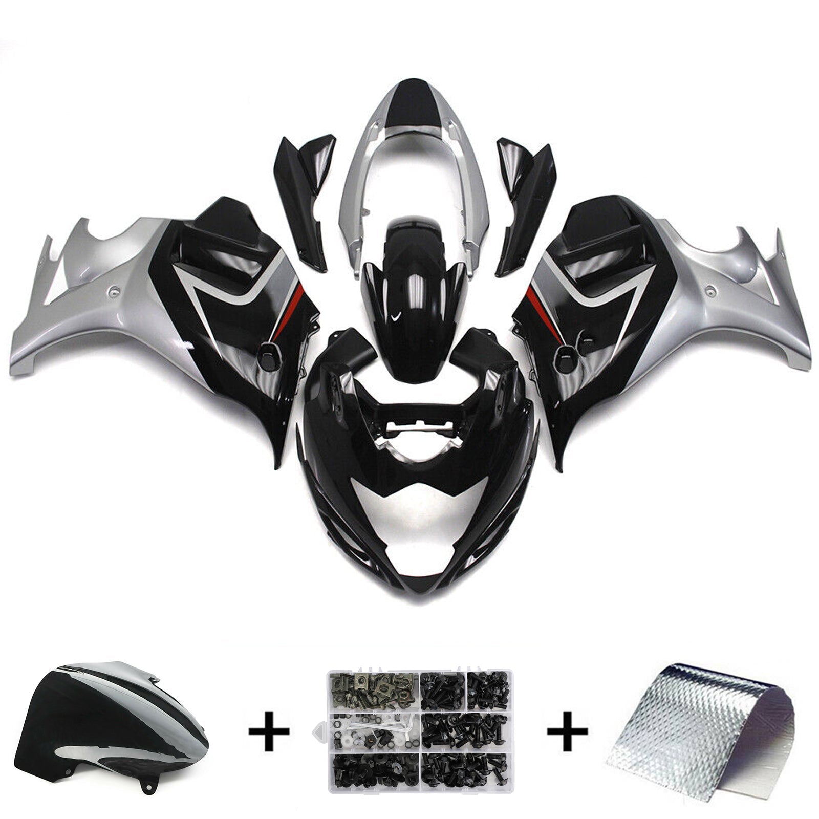 Amotopart Suzuki Katana GSX650F 2008-2013 Fairing Kit Bodywork Plastic ABS