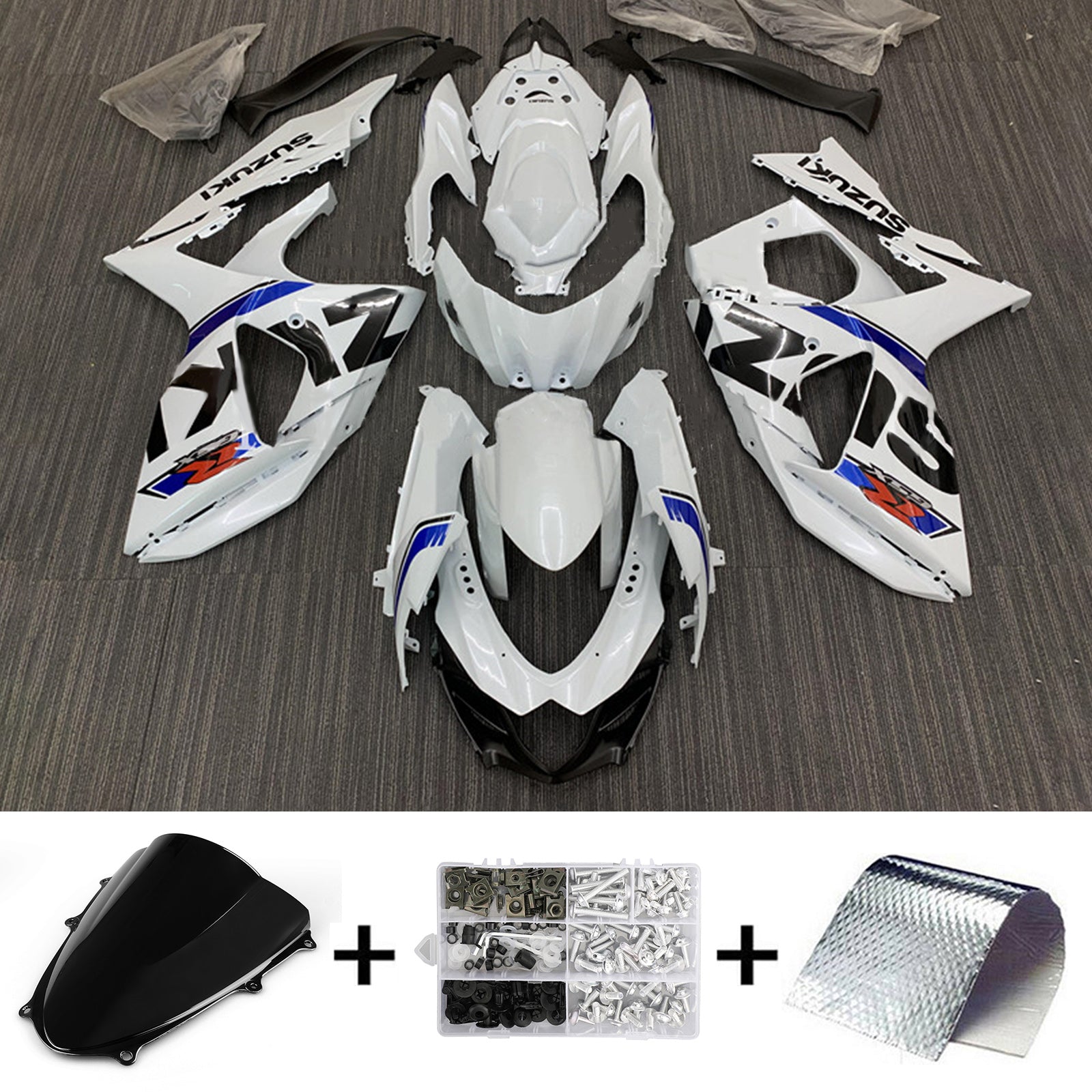 Amotopart Suzuki GSXR1000 2009-2016 K9 Fairing Kit Bodywork Plastic ABS