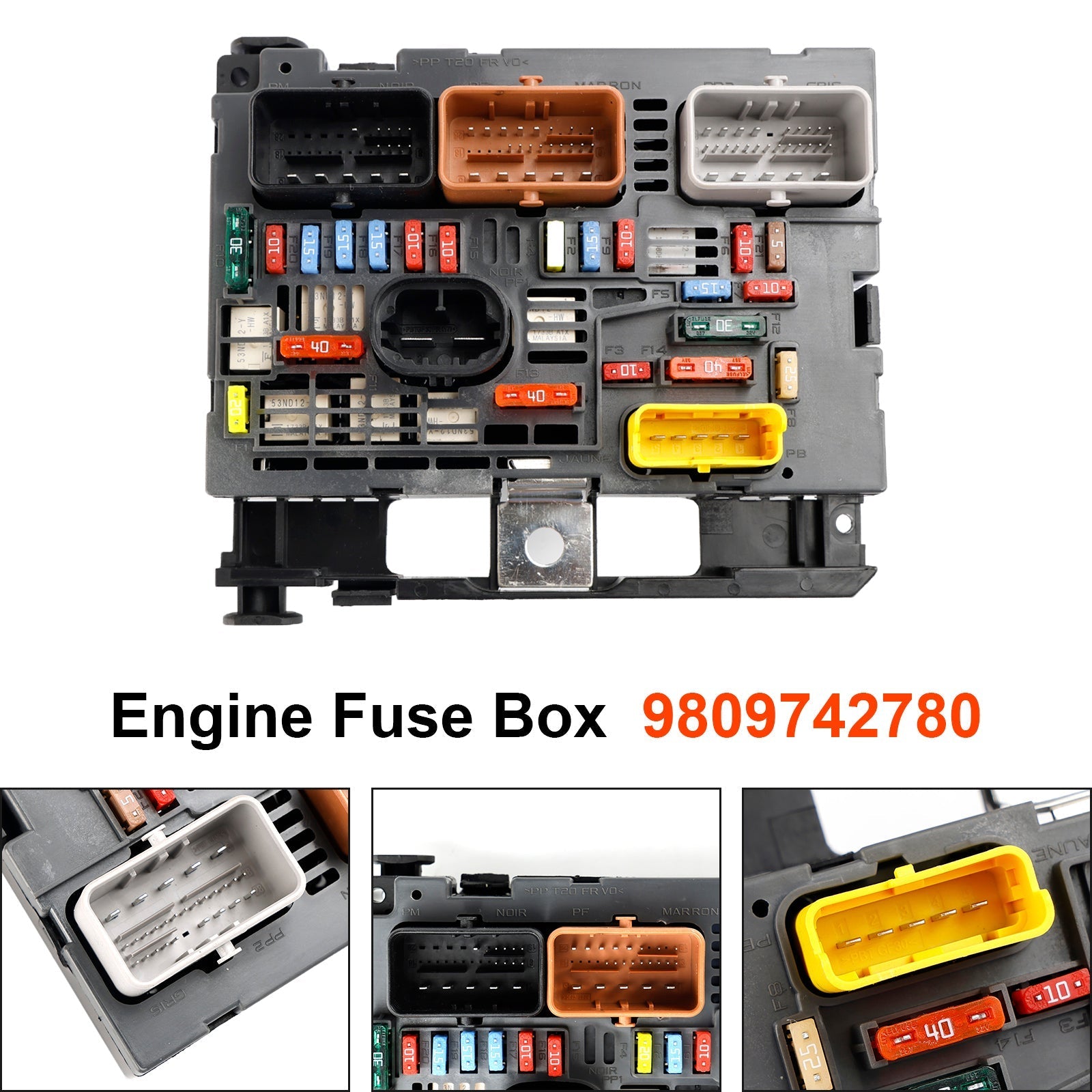 2008-2018 Citroen Berlingo Peugeot Partner III 1.6 Fuse Box BSM 9807028780