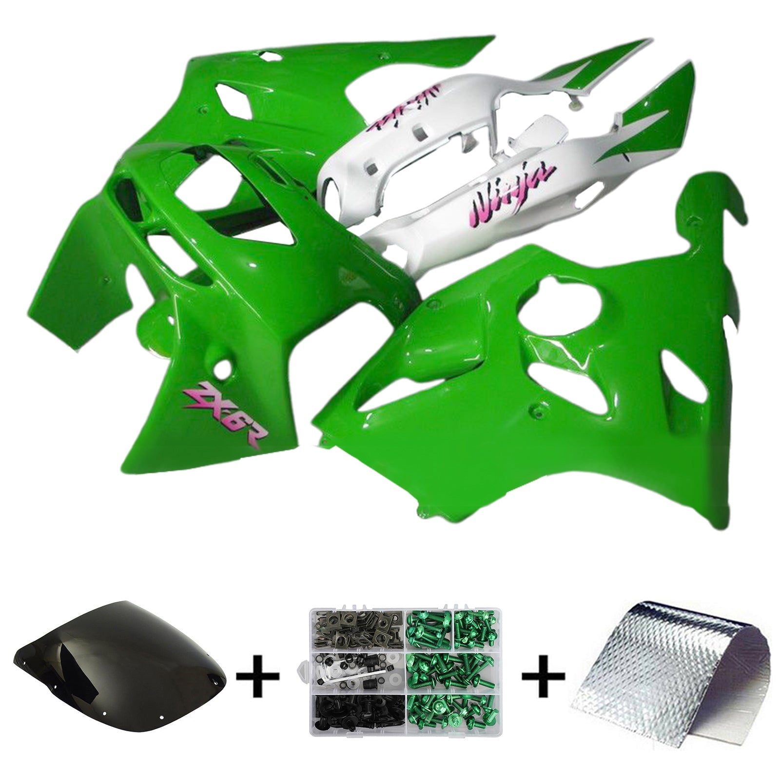 Kawasaki ZX-6R 1994-1997 Fairing Kit Bodywork Plastic ABS