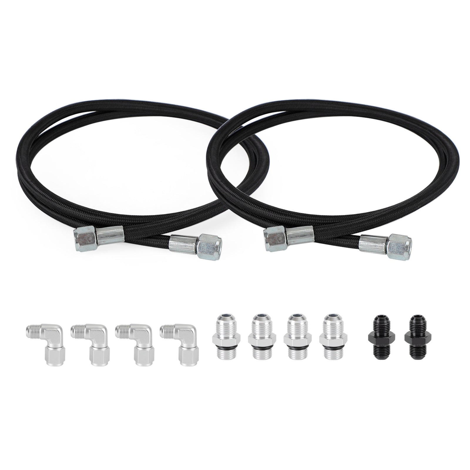 GM 4L60E 4L65E Automatic Transmission Cooler Lines Kit 6-AN Hose Line Kit