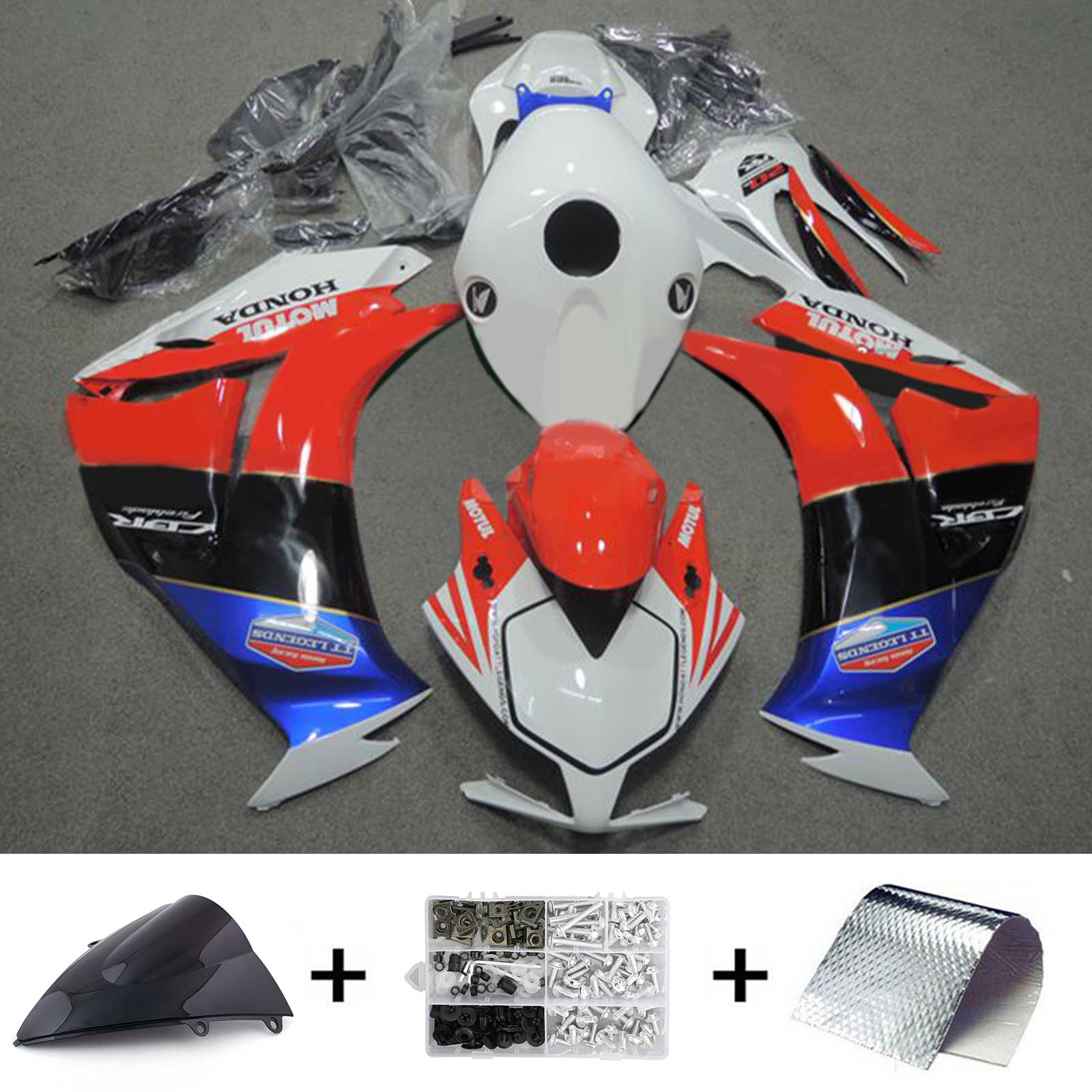 Honda CBR1000RR 2012-2016 Kit Carenado Carrocería Plástico ABS