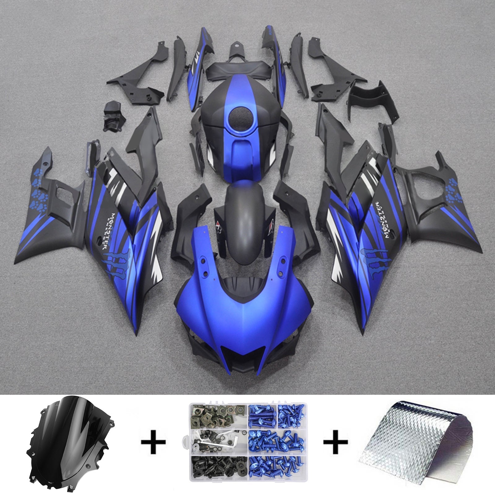 Yamaha YZF-R3 R25 2022-2024 Fairing Kit Bodywork Plastic ABS