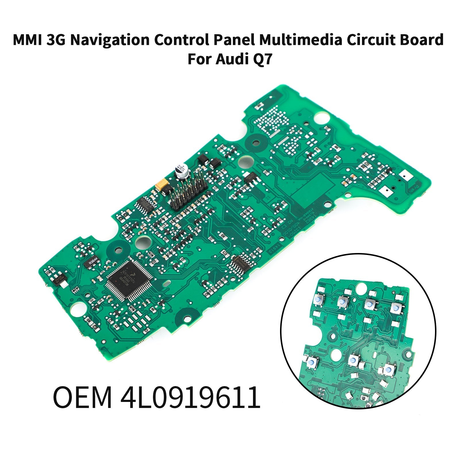 MMI 3G Navigation Control Panel Multimedia Circuit Board 4L0919611 For Audi Q7 Generic