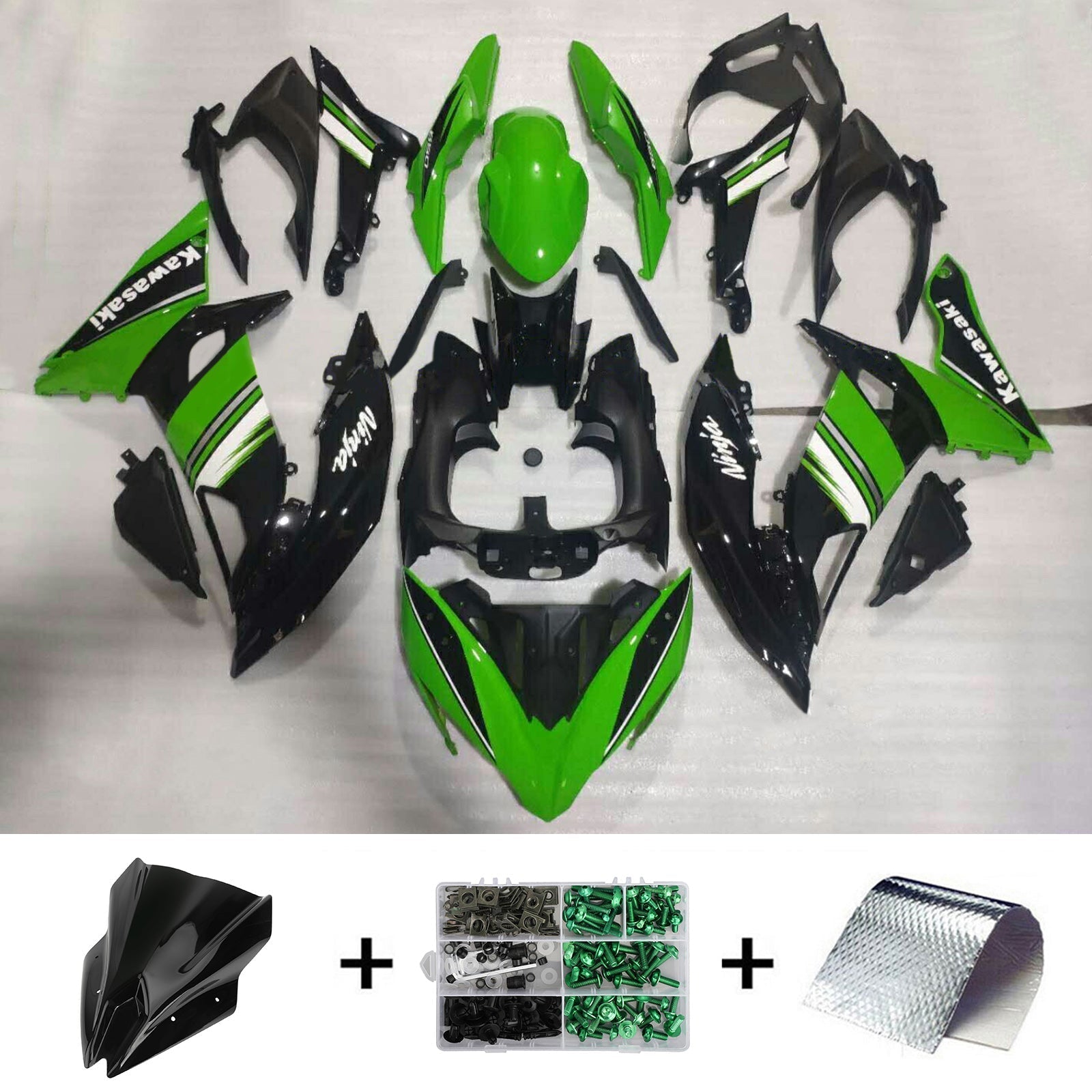 Kawasaki ER6F/Ninja650R 2017-2019 Kit Carenado Carrocería Plástico ABS