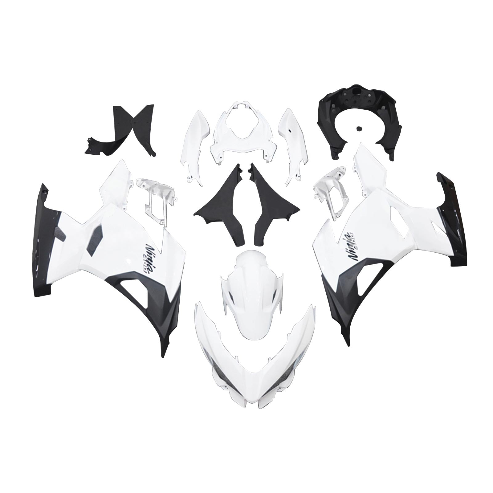 Amotopart Kawasaki EX400 Ninja400 2018-2024 Fairing Kit Bodywork Plastic ABS