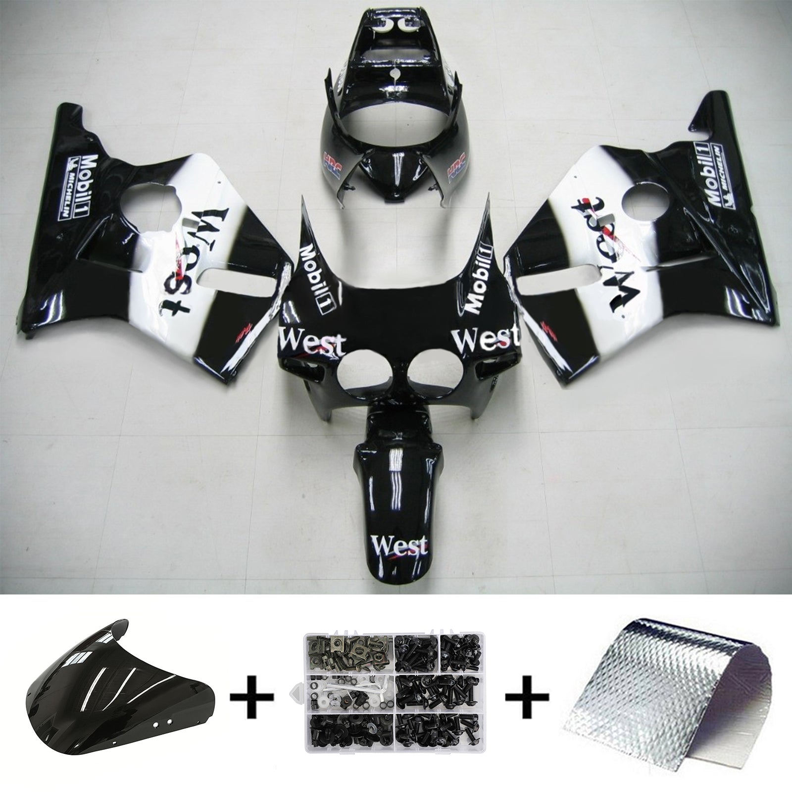 1987-1989 Honda CBR400RR NC23 Fairing Kit