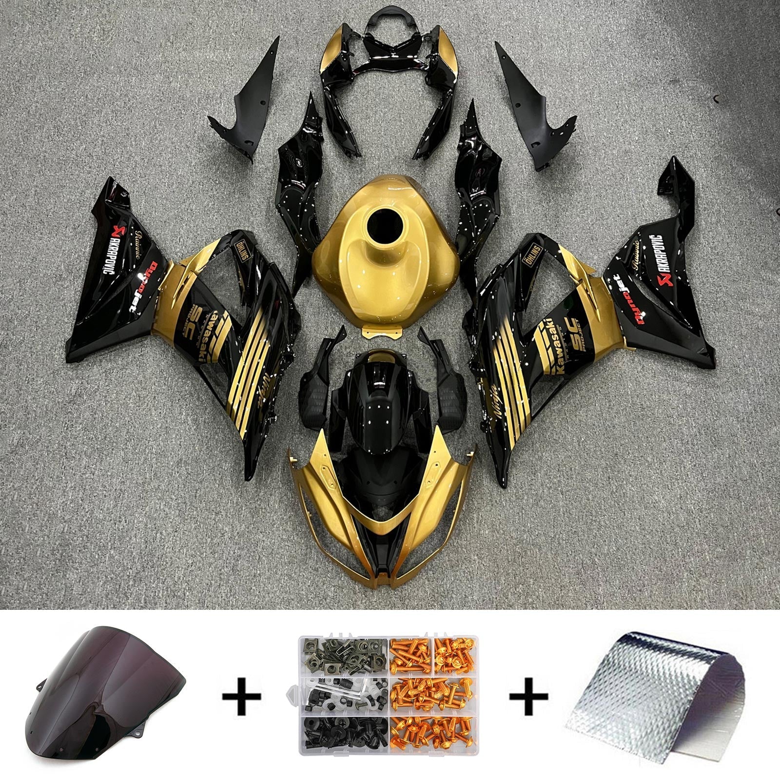 Kawasaki ZX6R 636 2013-2018 Kit Carenado Carrocería Plástico ABS