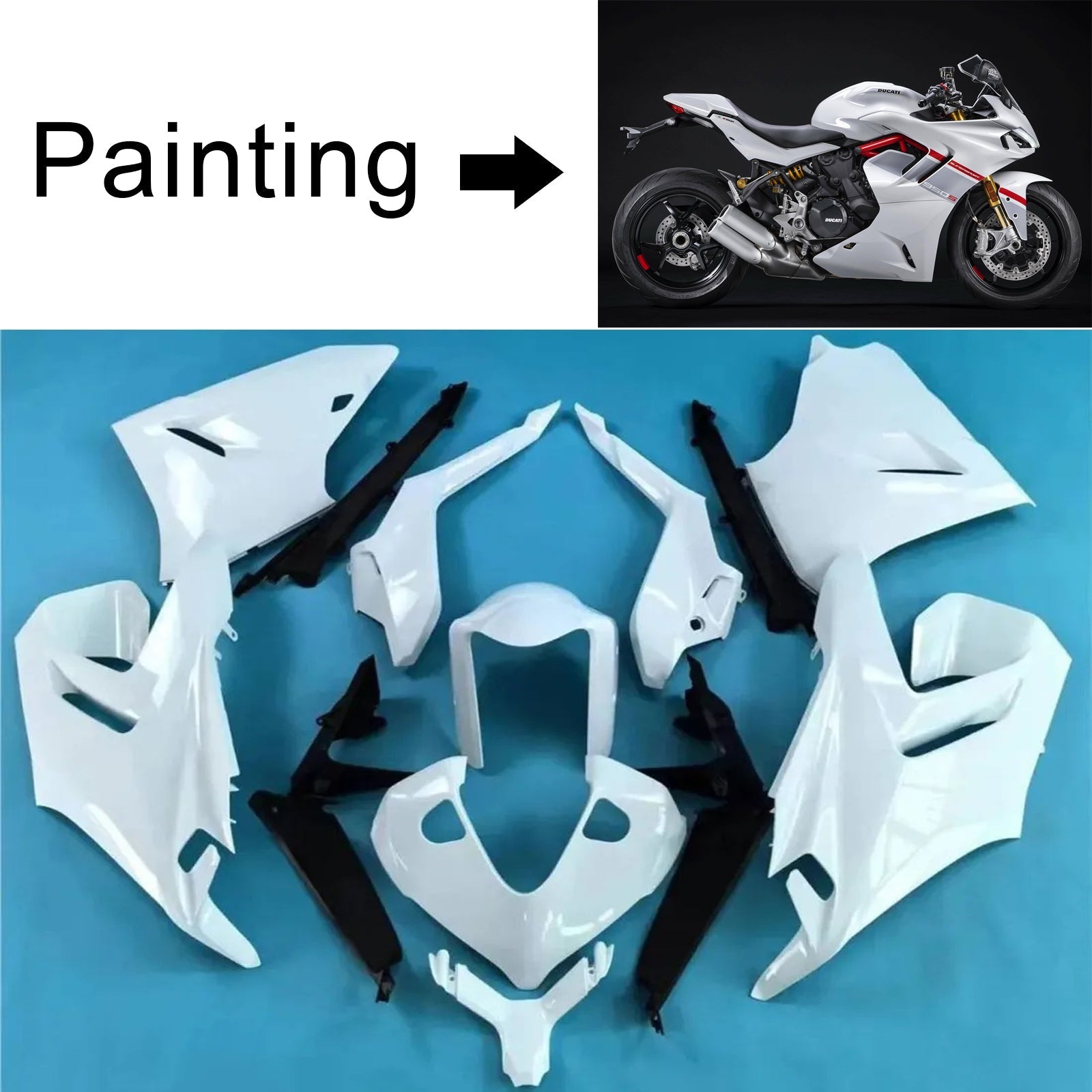 Ducati Supersport 950 950S 2021-2024 Kit Carenado Carrocería