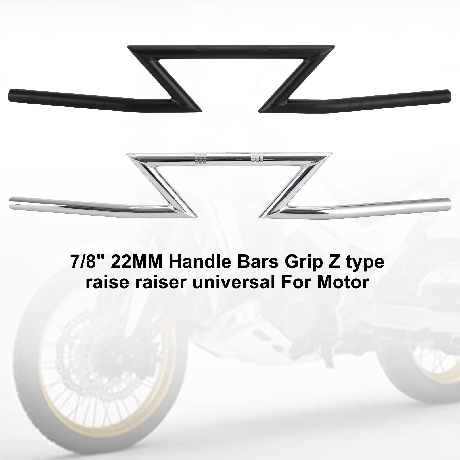 Manillar Z-Bar de 7/8 "y 22mm para Touring Street Glide Electra