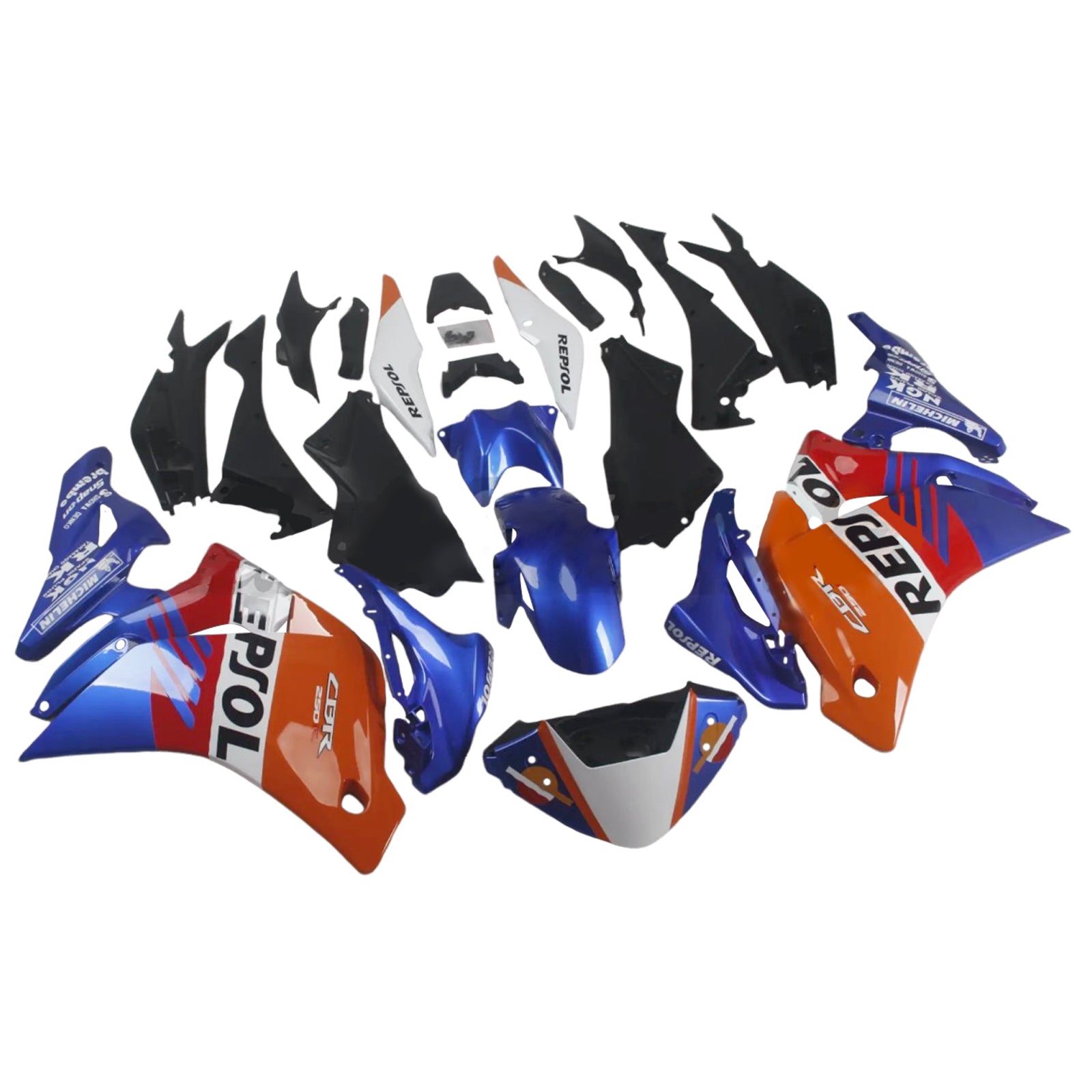 Amotopart Honda CBR250R 2011-2015 Fairing Kit Bodywork Plastic ABS