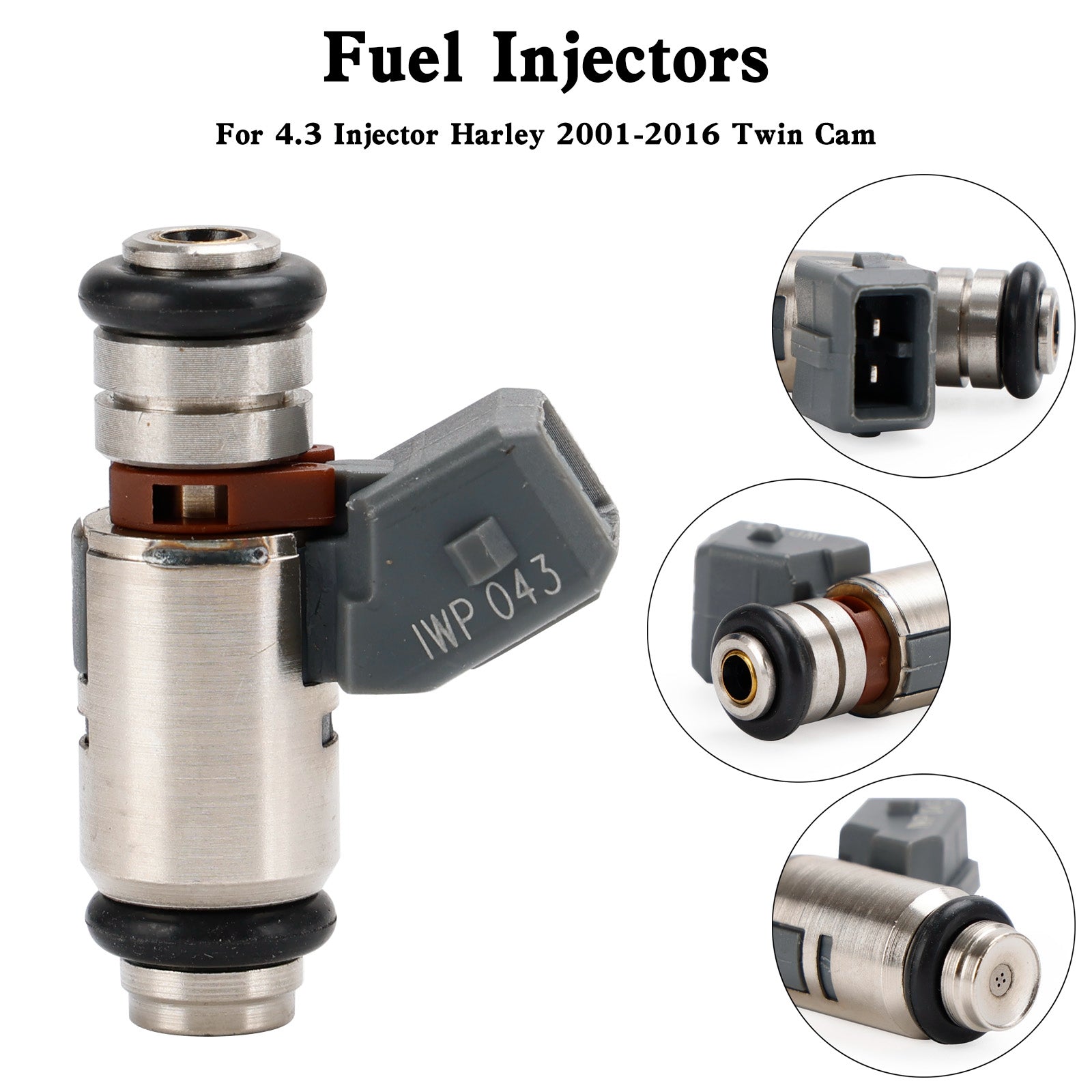 Inyector de combustible 27609-01B para inyector 4.3 Harley 2001-2016 Twin Cam