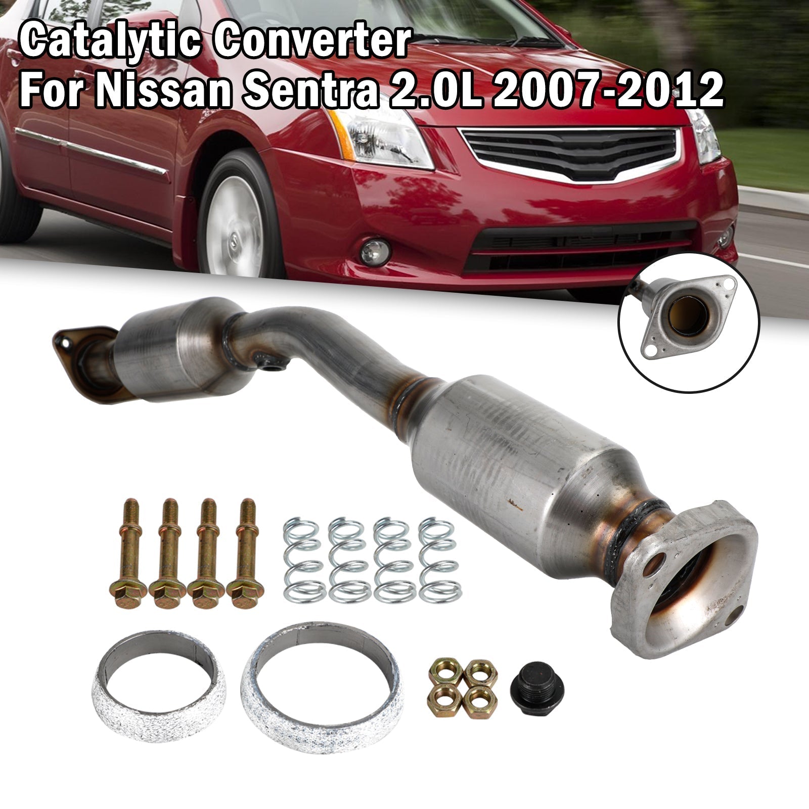 Convertidor catalítico delantero Nissan Sentra 2.0L 2007 -2012