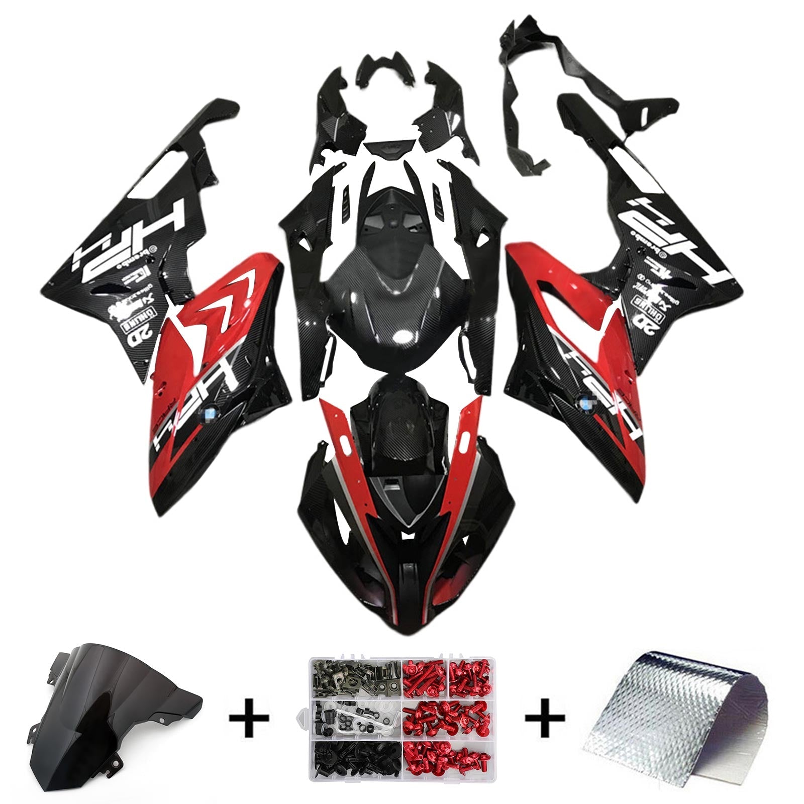 Amotopart BMW S1000RR 2015-2016 Fairing Kit Bodywork Plastic ABS