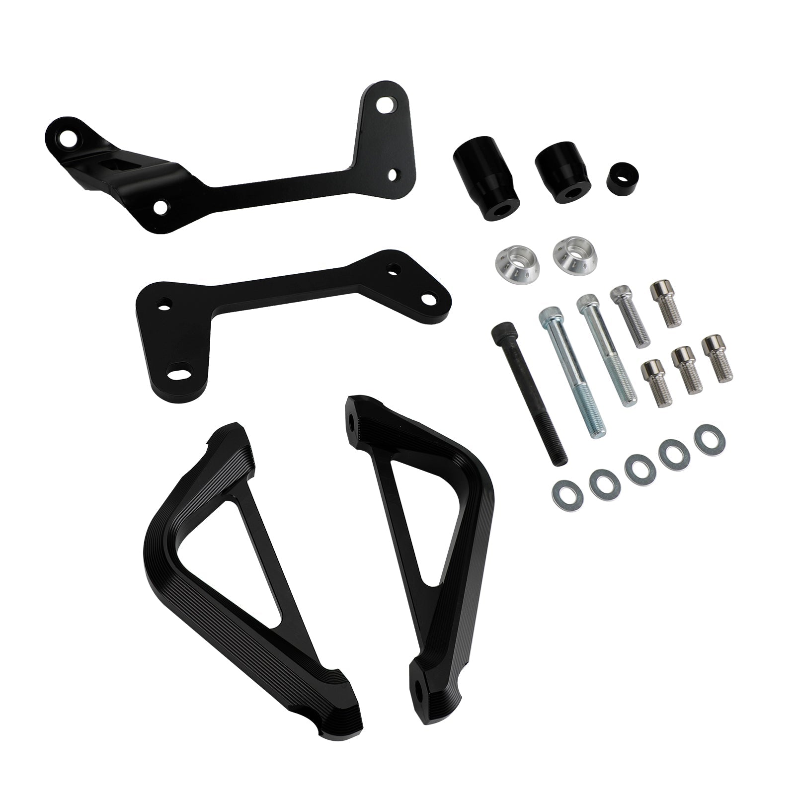 Yamaha Mt 09 Mt-09 2021 Tapas Protectoras De Motor Plastico Slider Negro