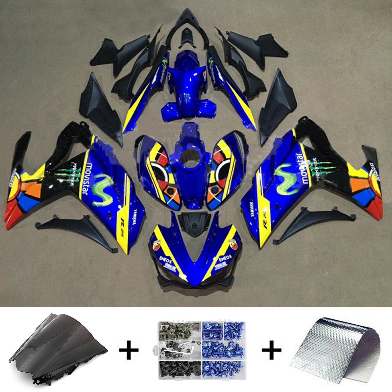 Yamaha YZF-R3 2014-2018 R25 2015-2017 Fairing Kit Bodywork ABS