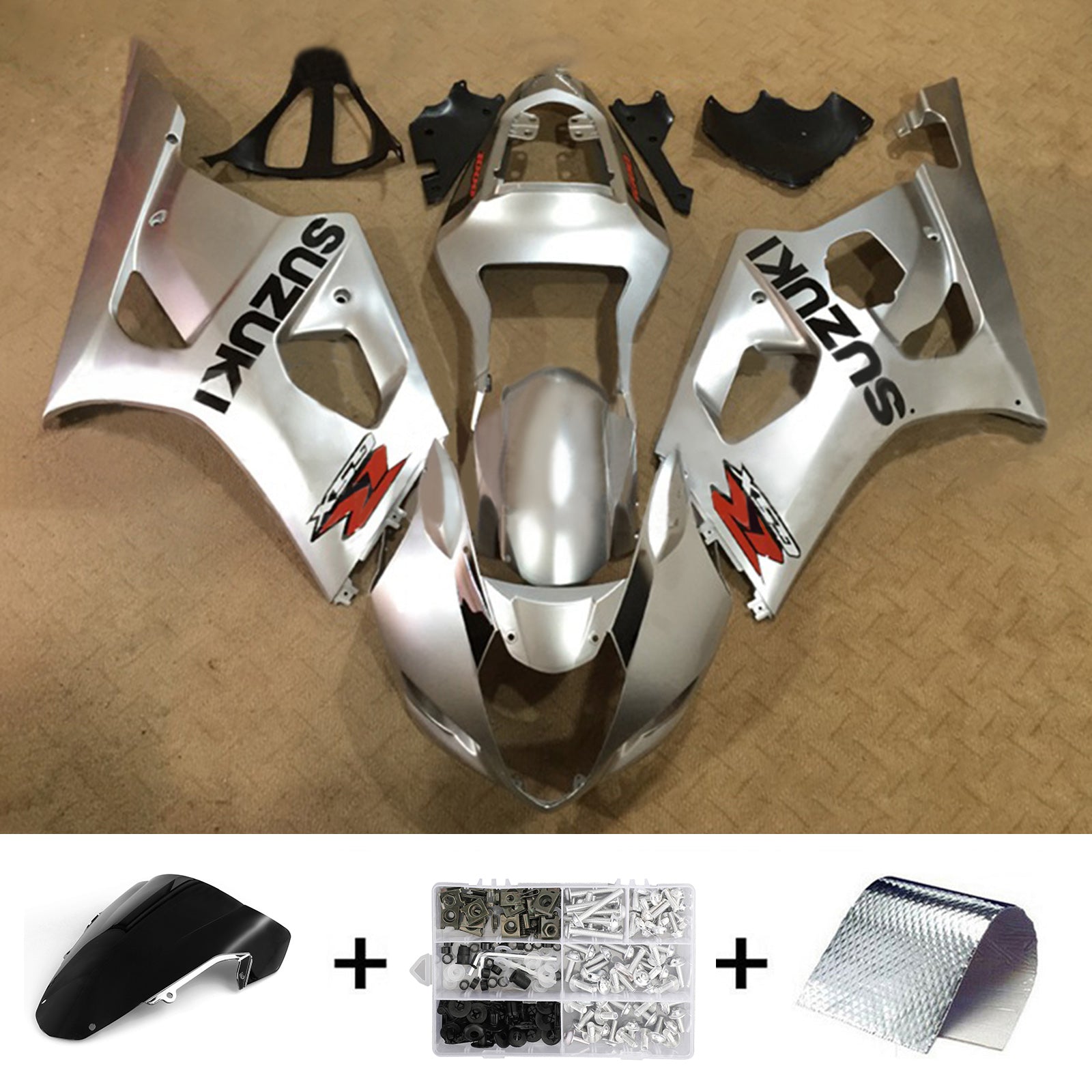 Suzuki GSXR1000 2003-2004 K3 Kit Carenado Carrocería Plástico ABS