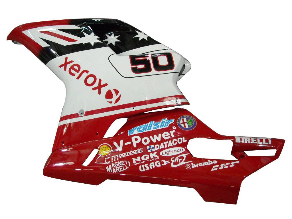 Fairings for 2007-2012 Ducati 1098 1198 848 Red & White Xerox No.50 Generic