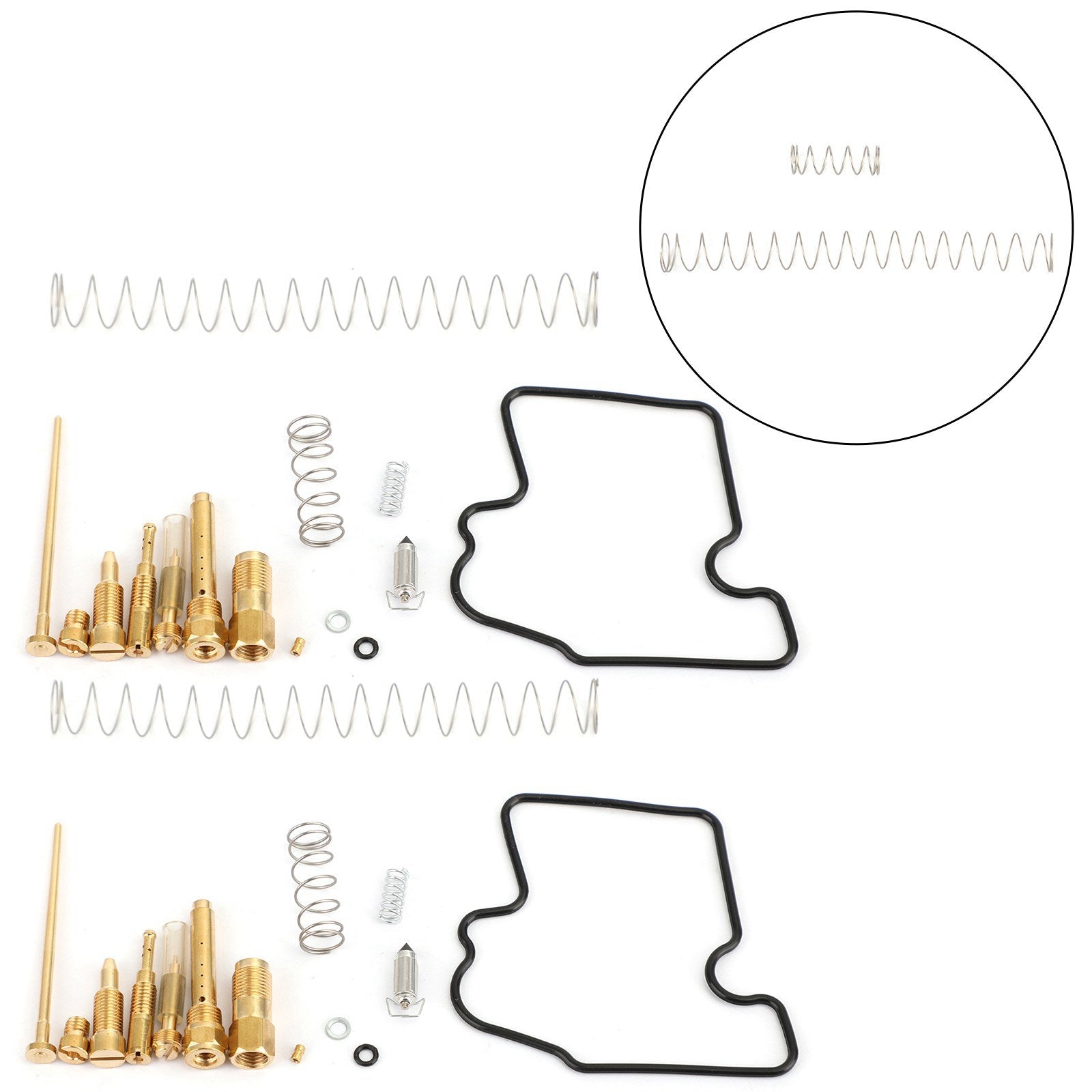 Carburetor Repair Rebuild Kit for Kawasaki KVF750 Brute Force 2005-2007 Generic