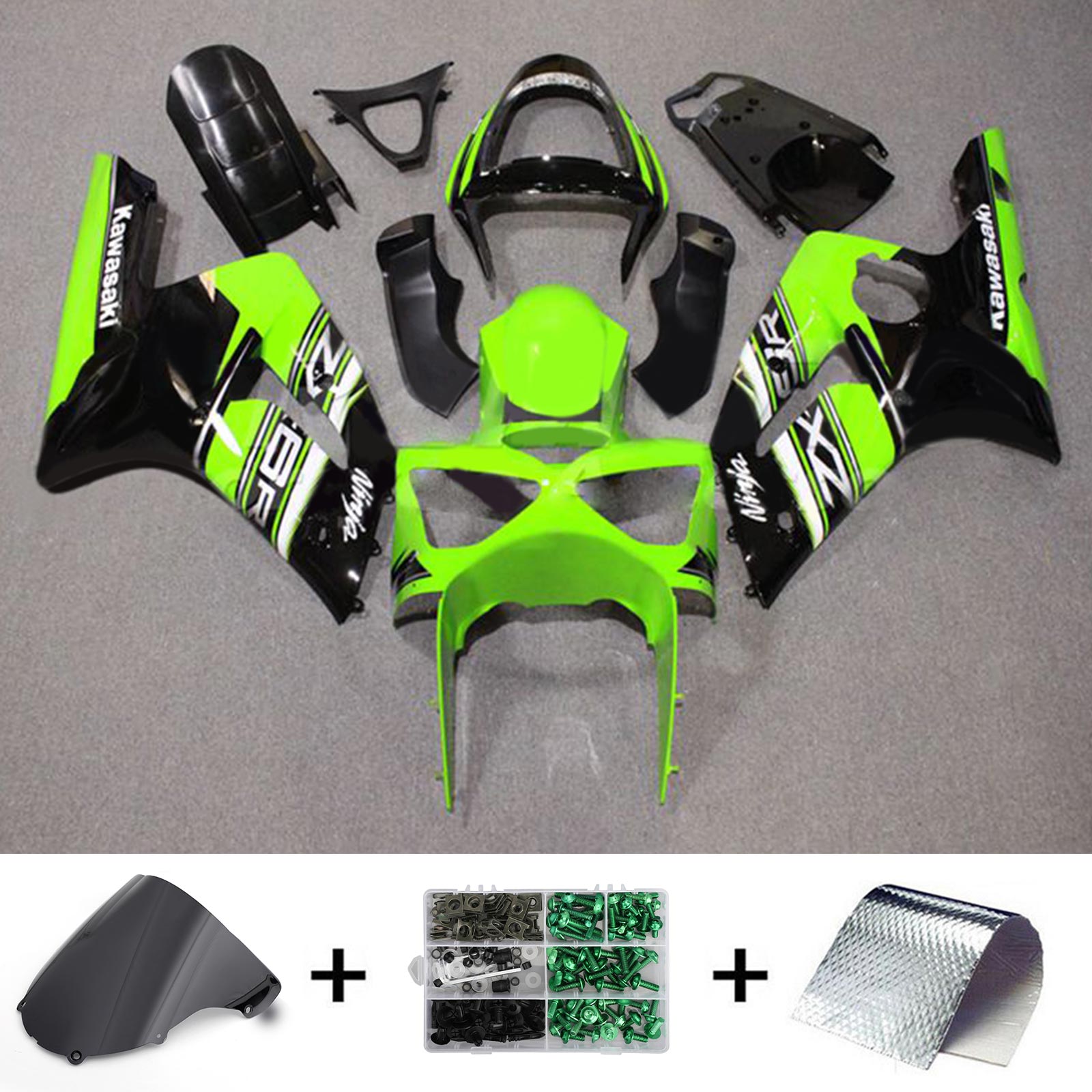 Kawasaki ZX6R 636 2003-2004 Kit Carenado Carrocería Plástico ABS