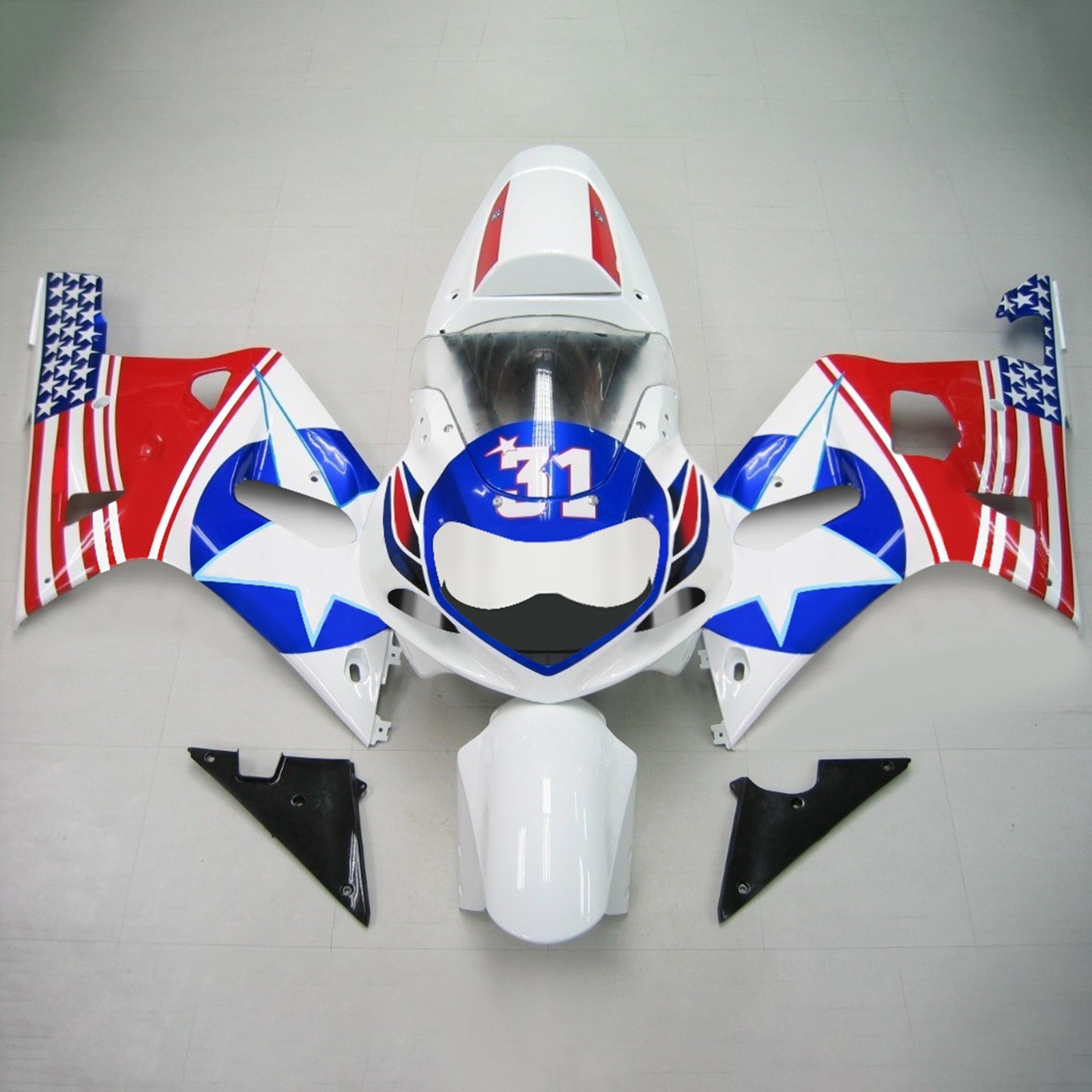 Suzuki GSXR750 2001-2003 Fairing Kit Bodywork Plastic ABS