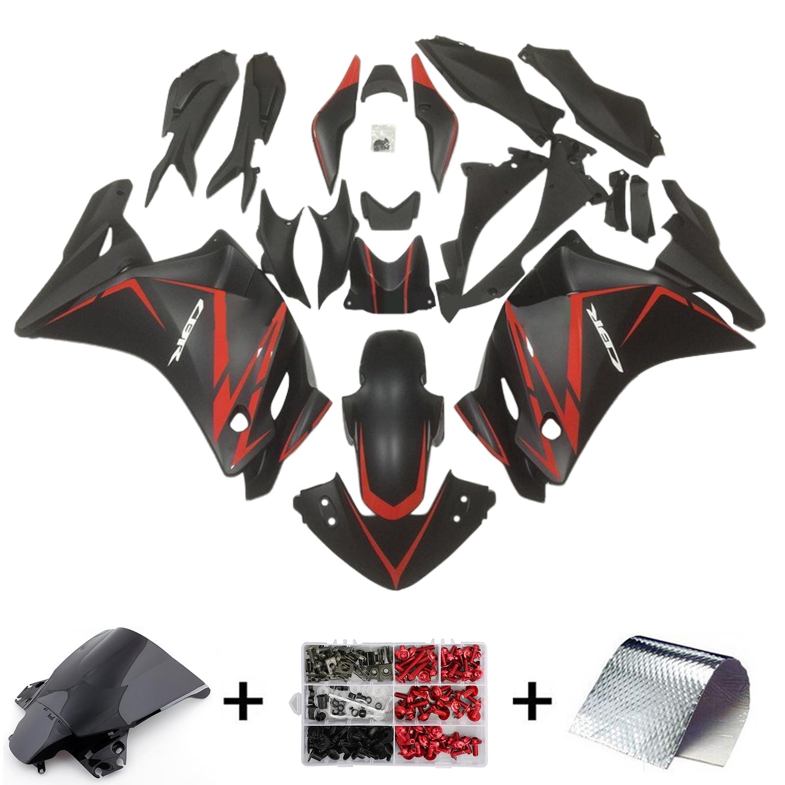 Amotopart Honda CBR250R 2011-2015 Fairing Kit Bodywork Plastic ABS