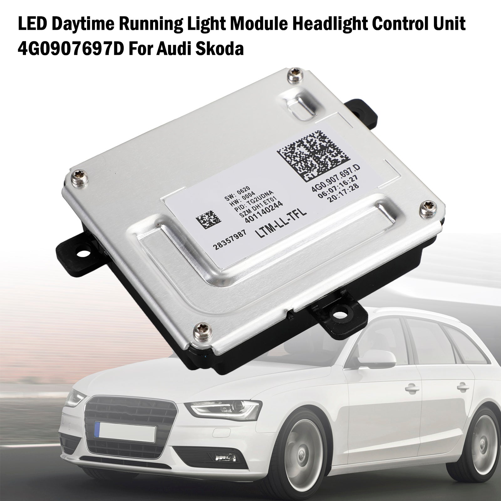 2012-2013 AUDI Q5 / 2016-2017 Audi TT Módulo de luz diurna LED Unidad de control de faros 4G0907697D